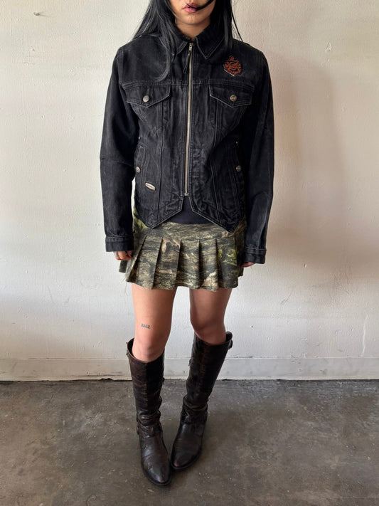 Vintage Harley Davidson Denim Jacket