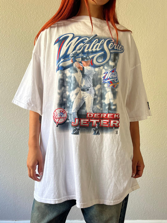 Vintage New York Yankees Derek Jeter World Series Shirt