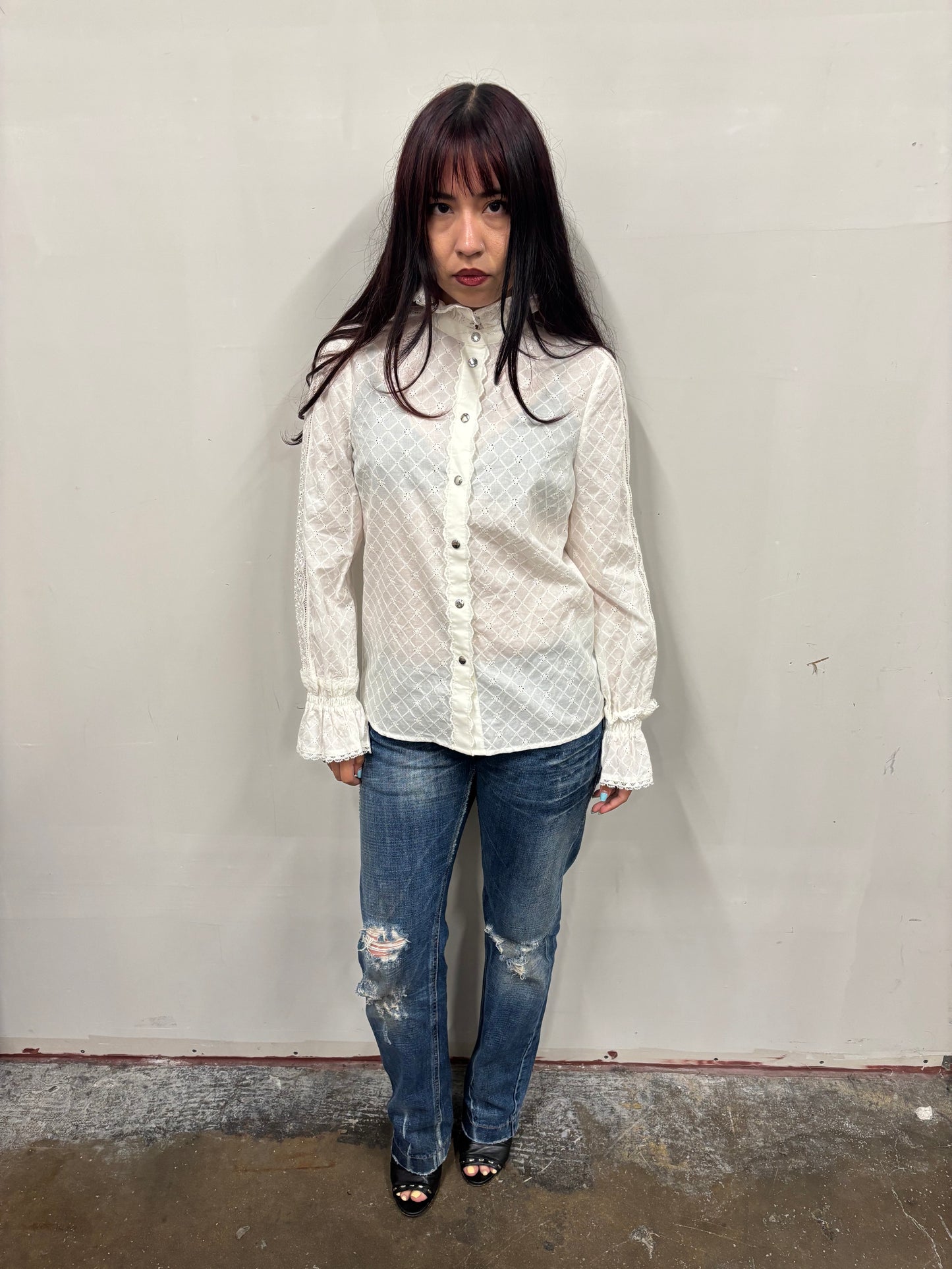 Coach Laced Button Up