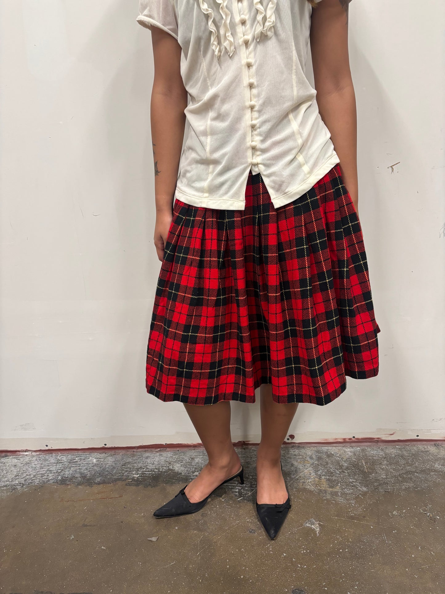 Vintage Pendleton Plaid Skirt
