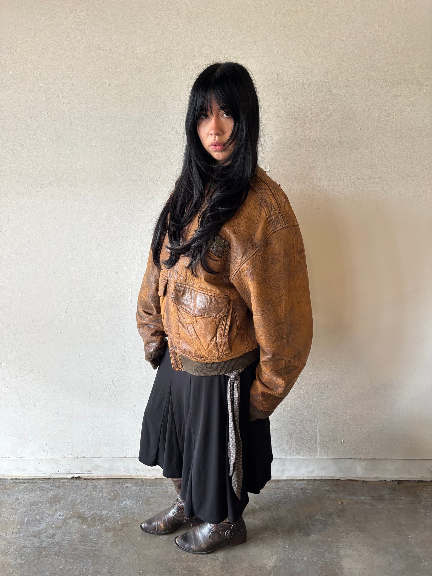 Vintage Avirex Flight Leather Jacket