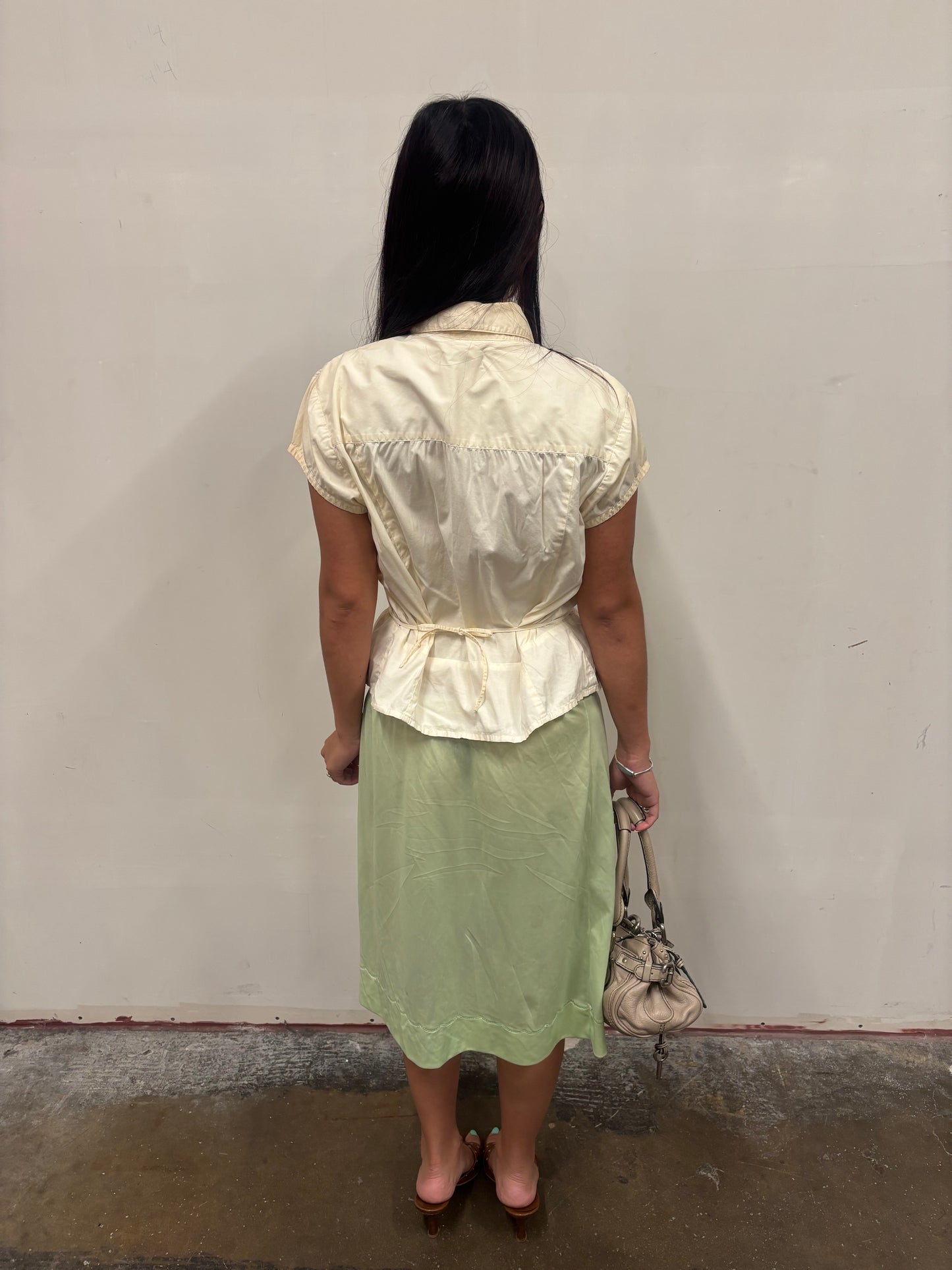 Ann Taylor Creme Top