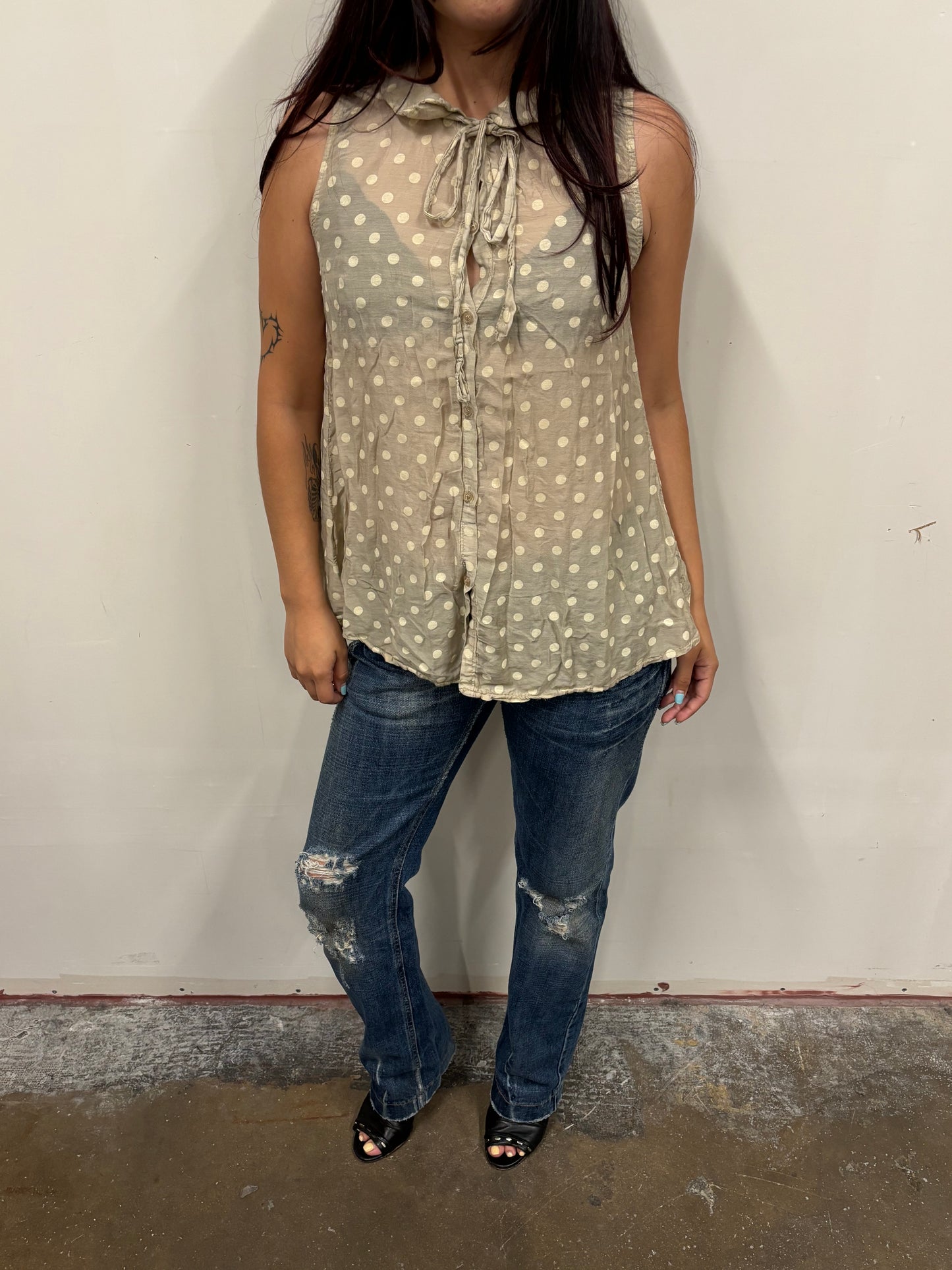 Polka Dot Blouse