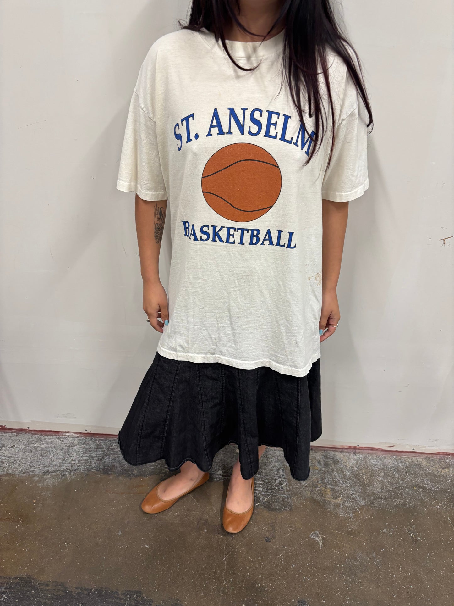 Vintage St. Anselm Basketball Shirt