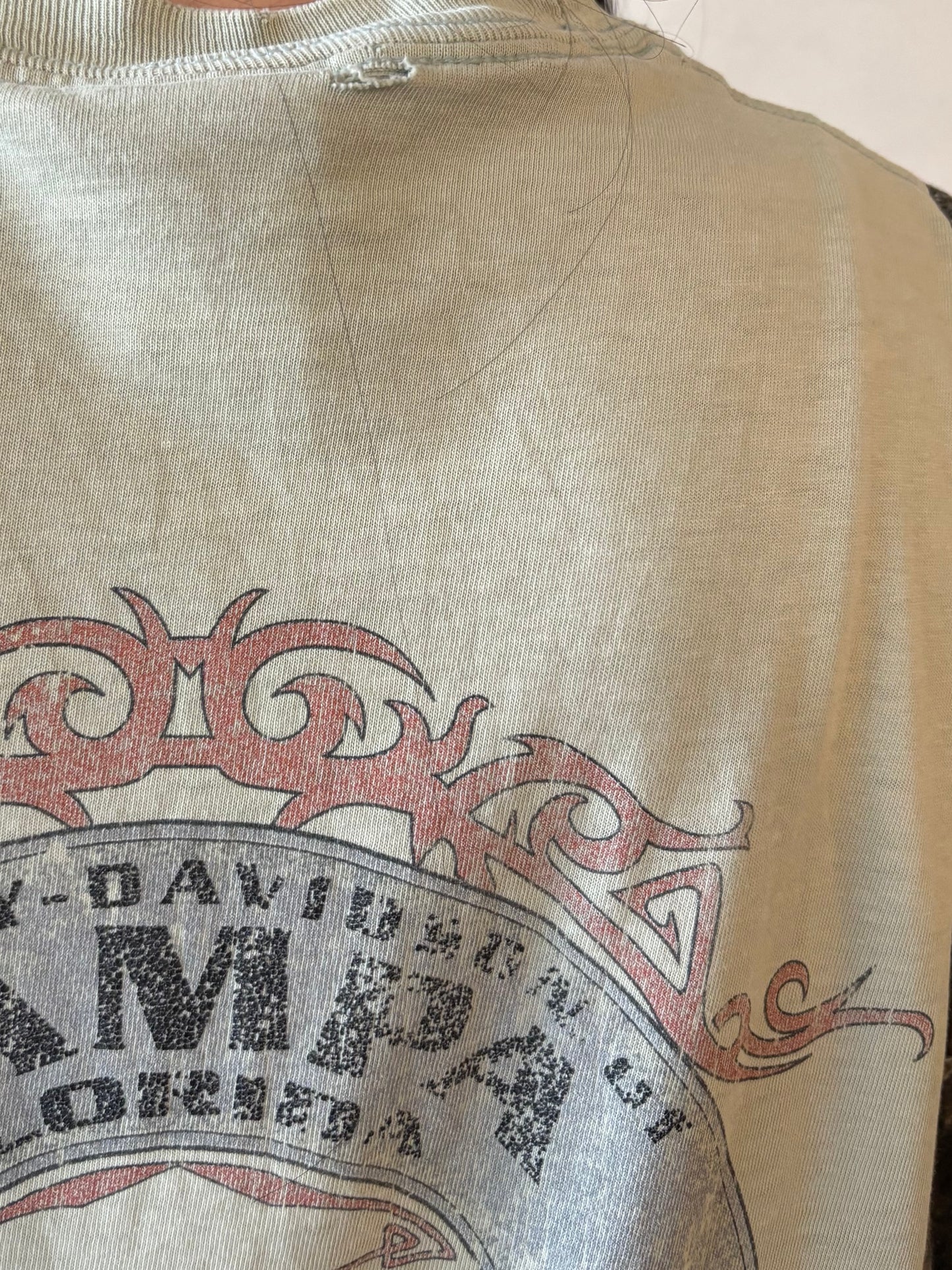 Reworked Harley Davidson Camo Shirt