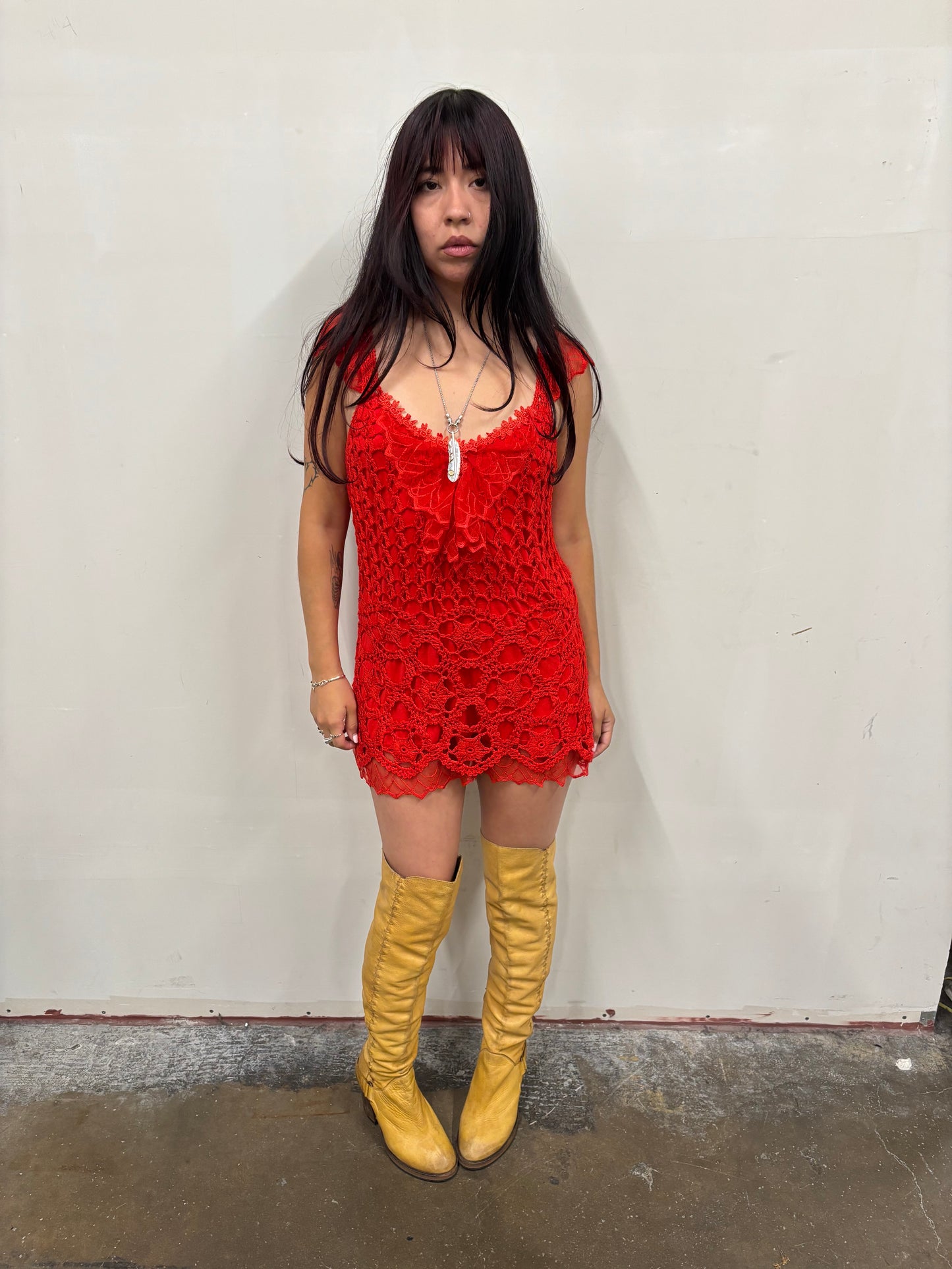 Azi Crochet Dress