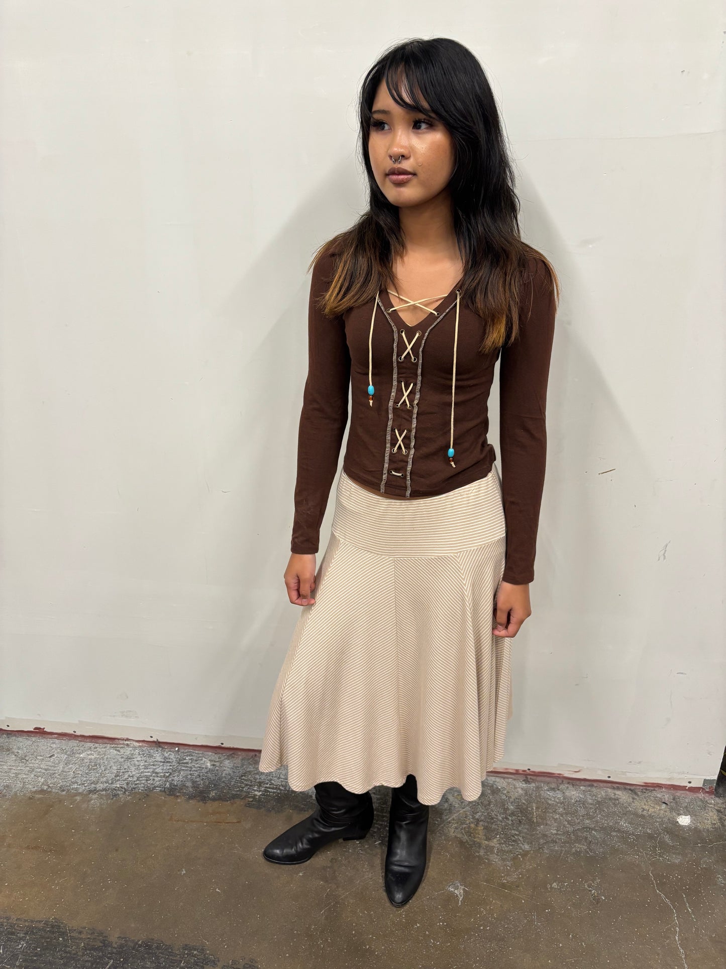 Mudd Brown Top