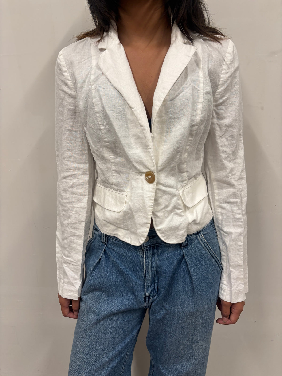 Vintage White Blazer