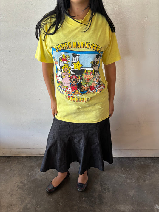 Vintage Super Mario Bros University Shirt