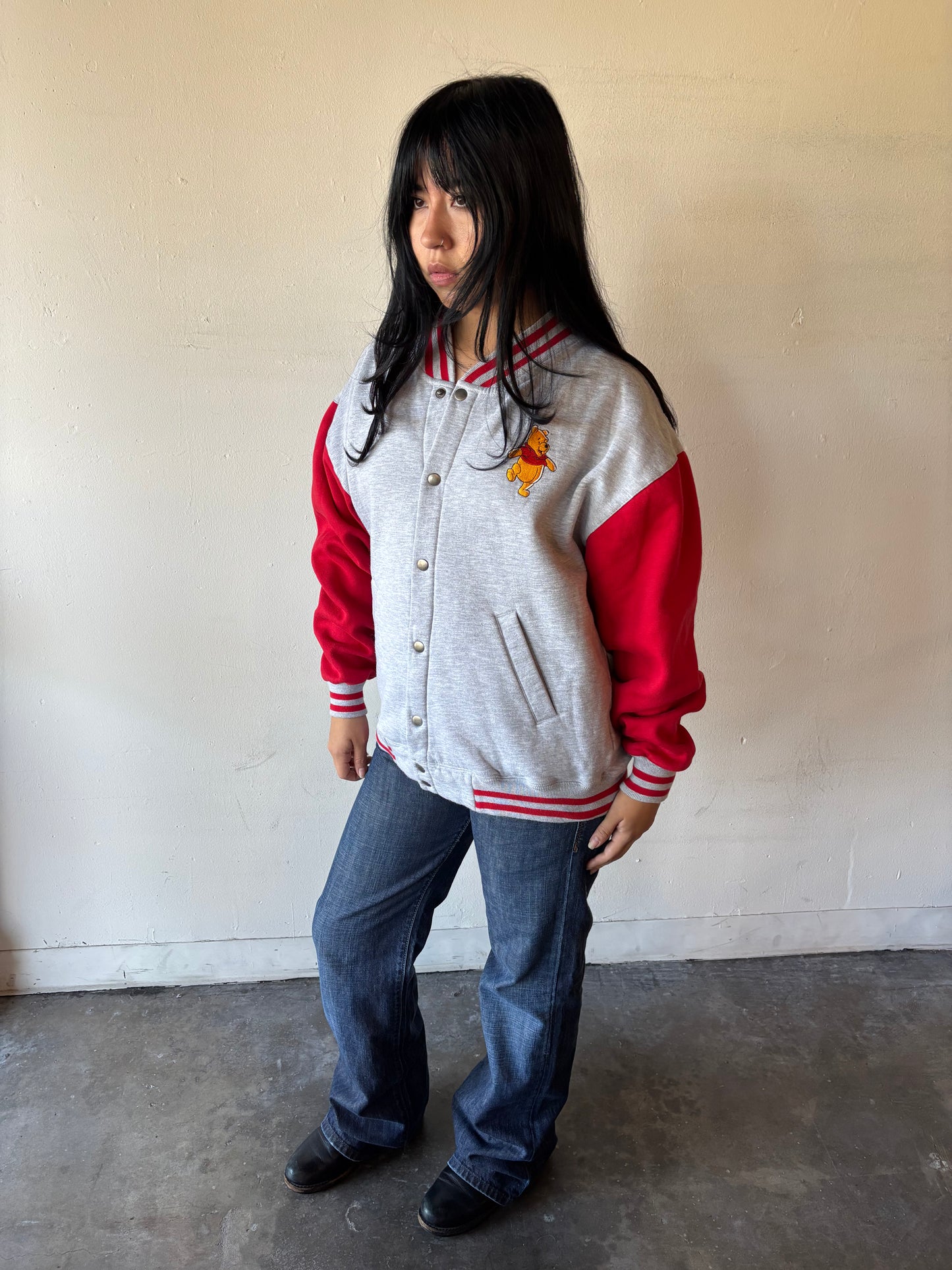 Vintage Pooh Button Up Jacket