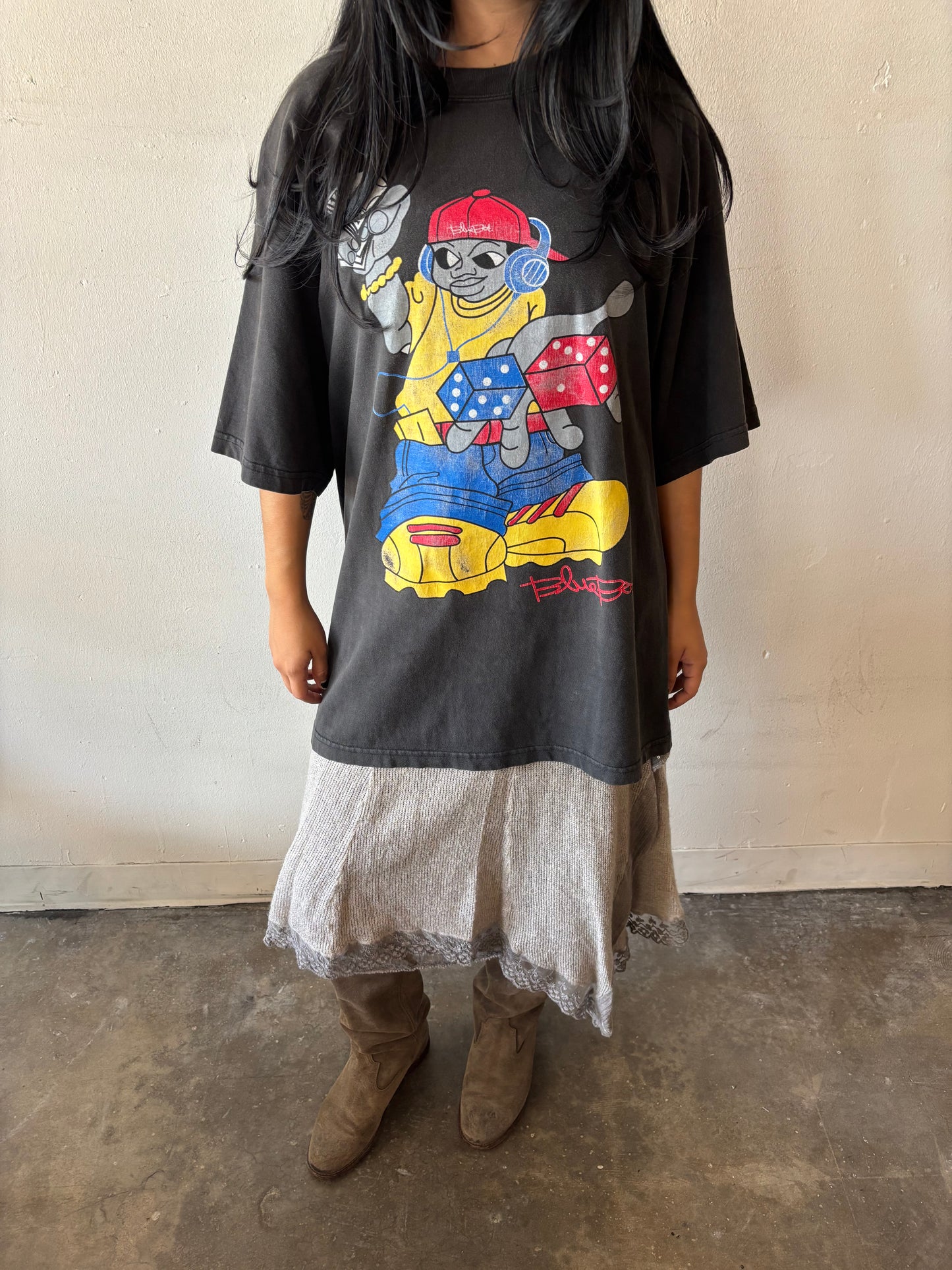 Vintage Blue Bot Shirt