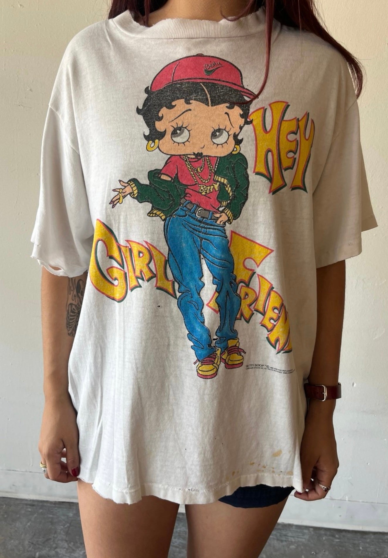 Vintage Betty Boop Hey Girlfriend Shirt