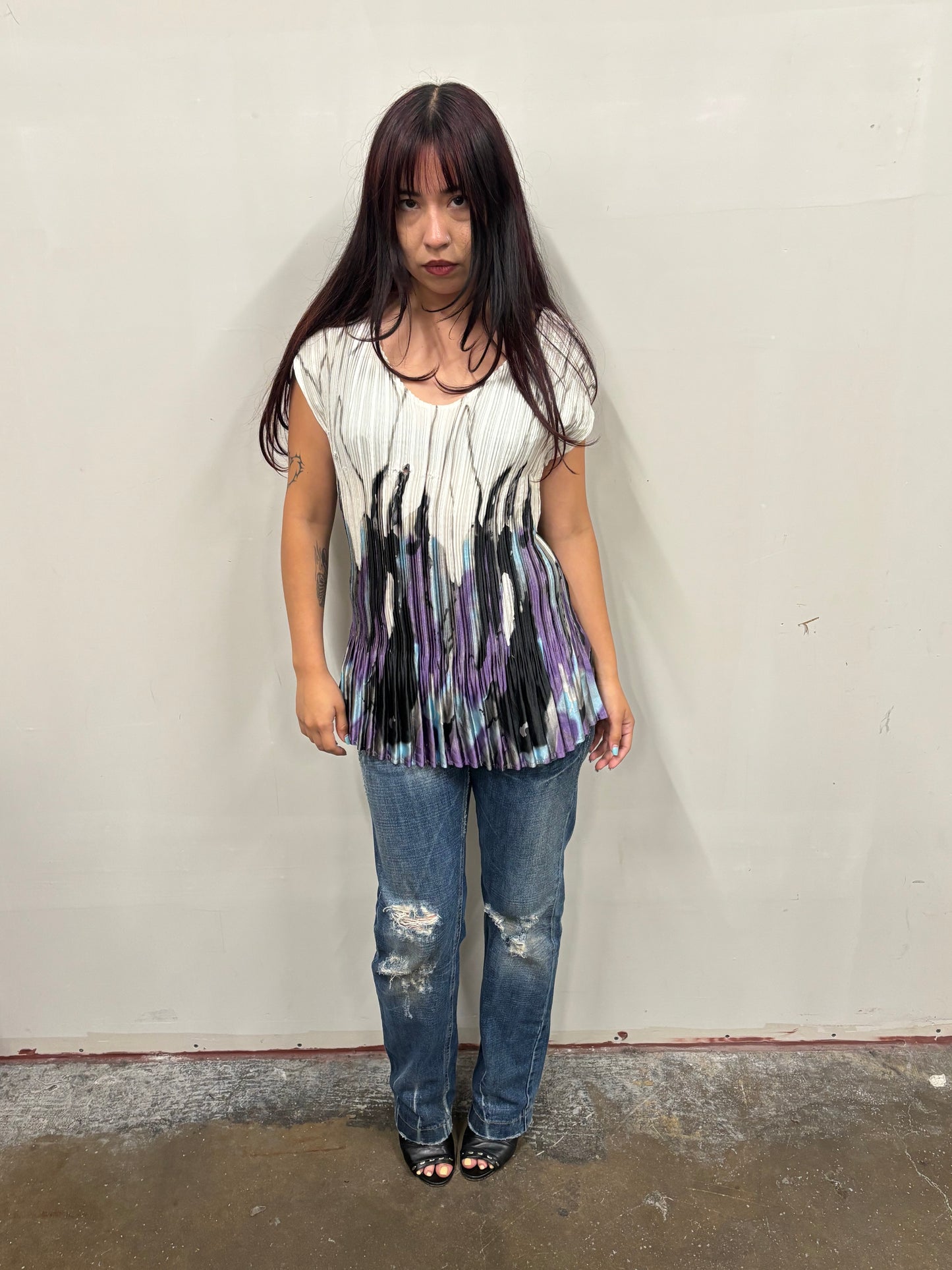 CATO Pleated Top