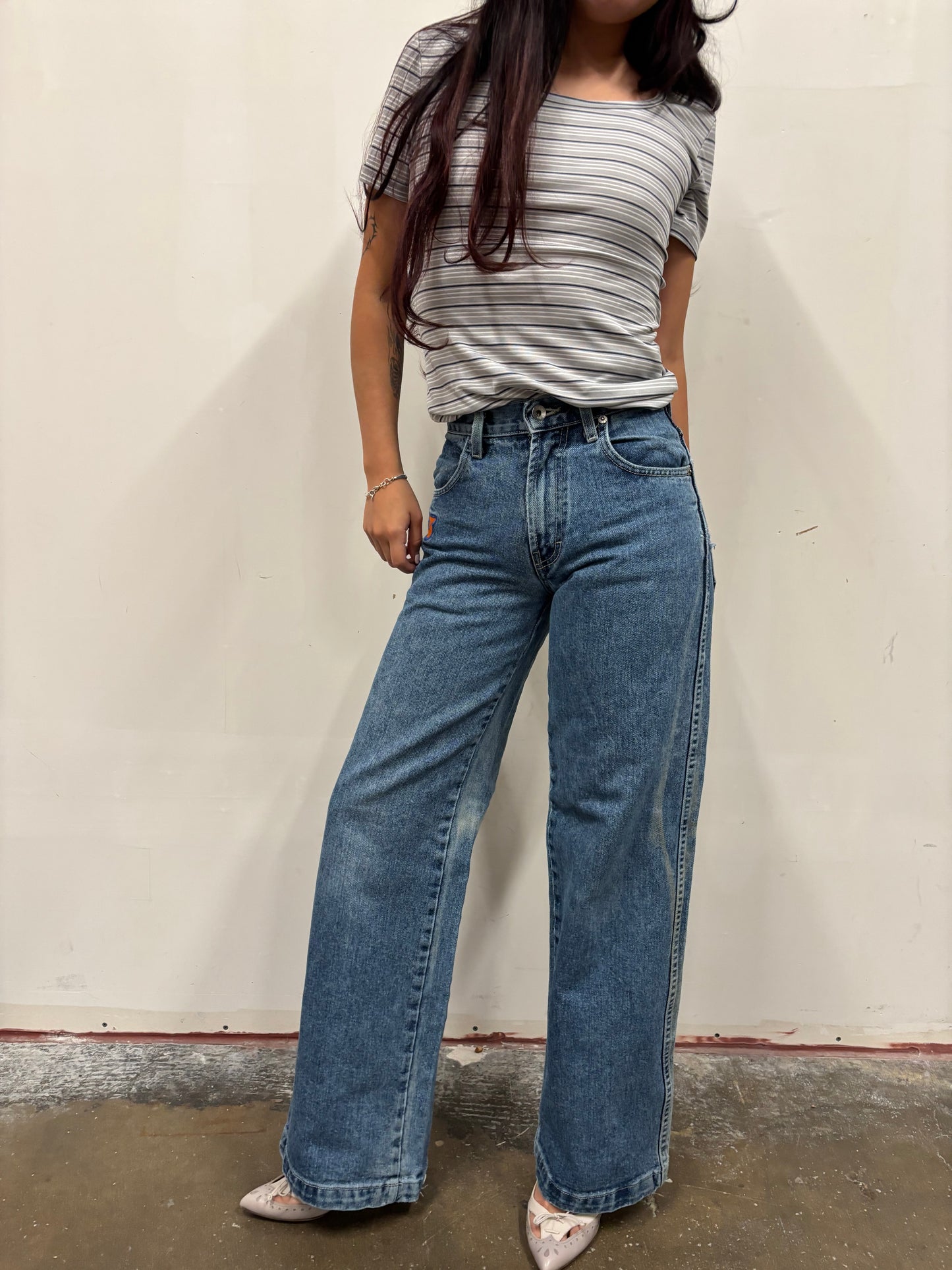 Vintage JNCO Wide Leg Denim Jeans