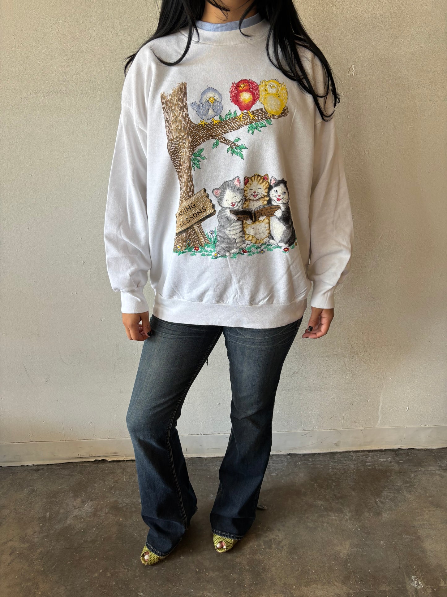 Vintage Cats Crewneck