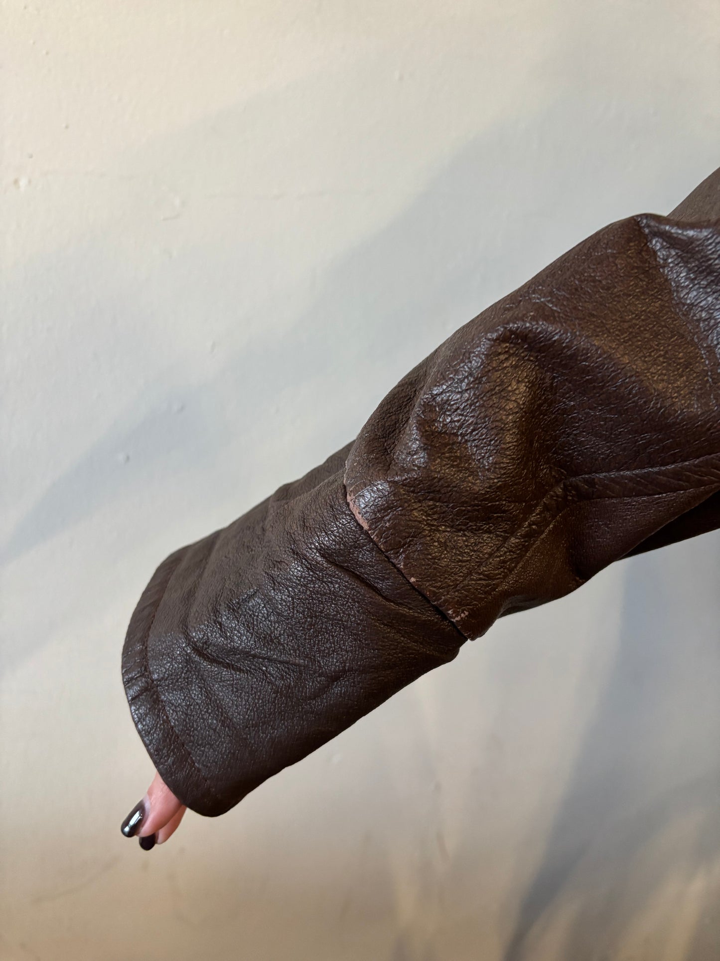 Vintage Cooper Faux Leather Jacket