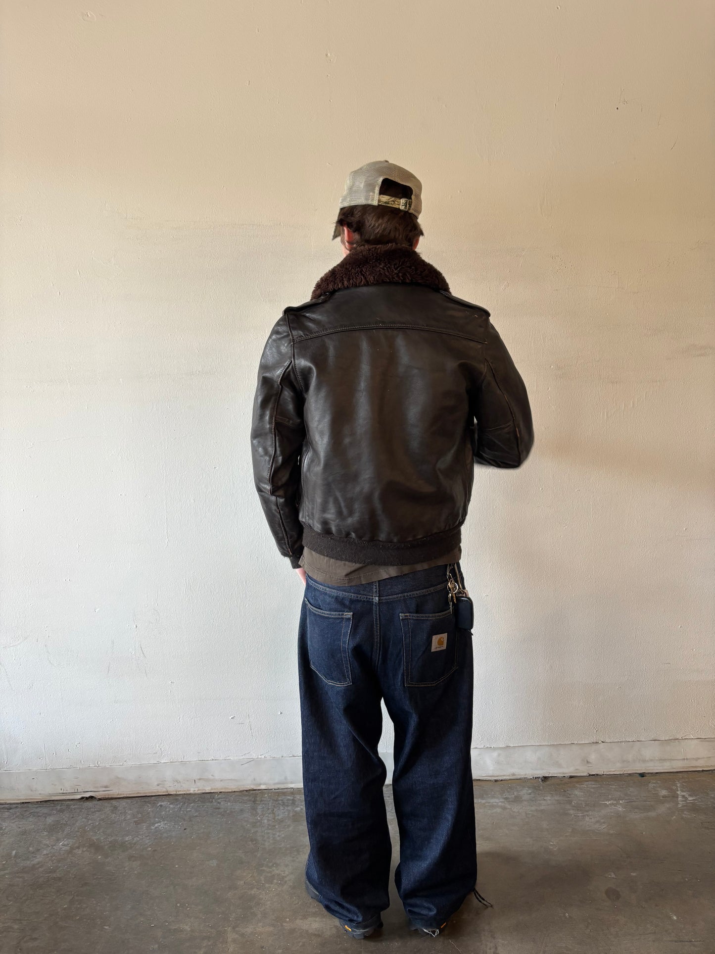 Vintage Flight Leather Jacket