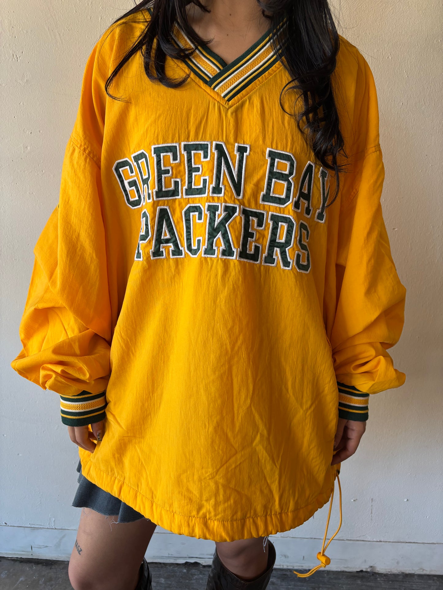 Vintage Green Bay Packers Windbreaker