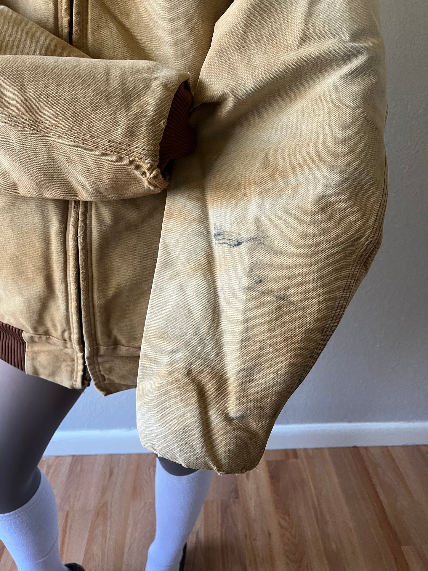 Vintage Faded Carhartt Workwear Jacket