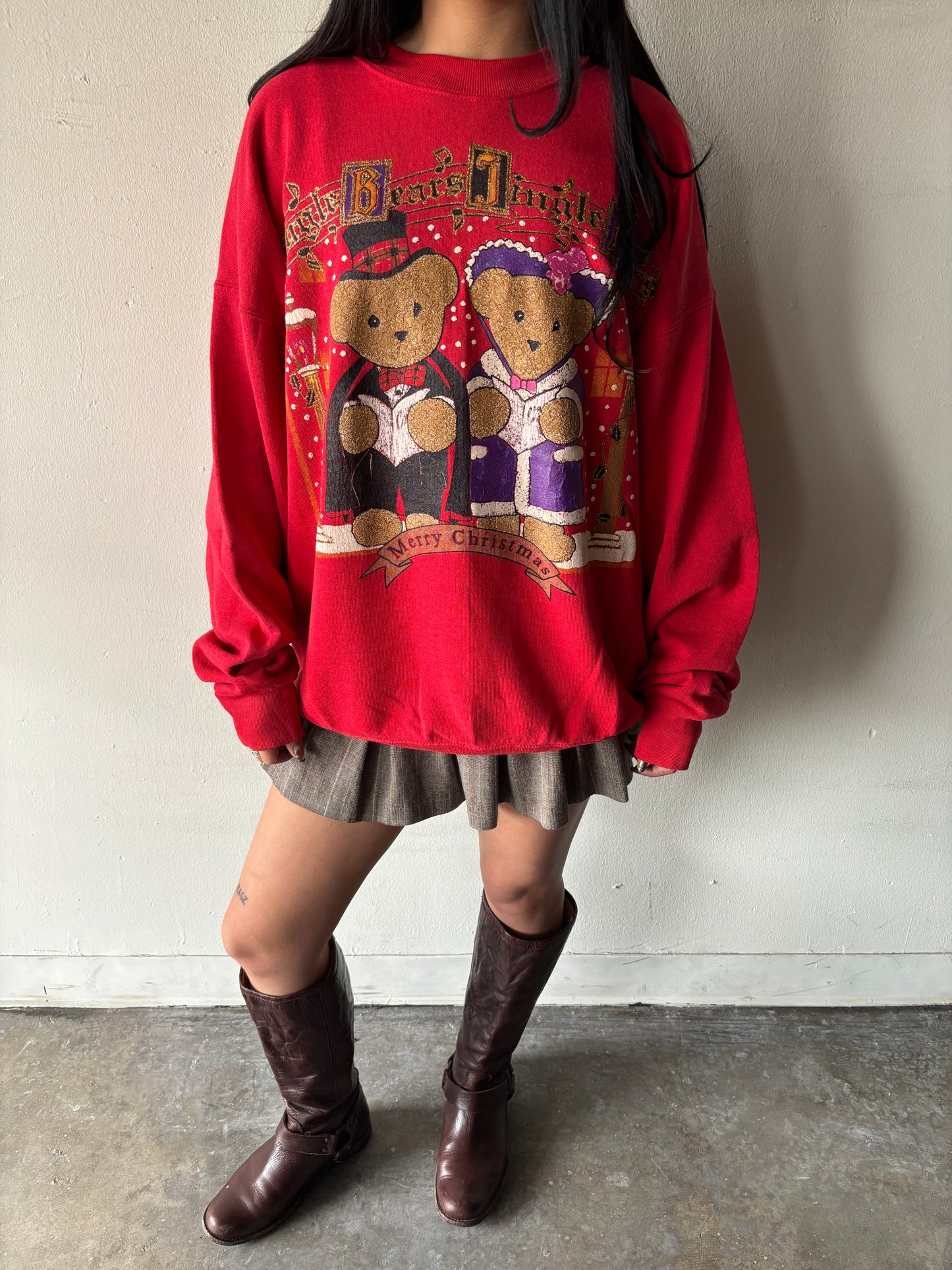 Vintage Christmas Bears Crewneck