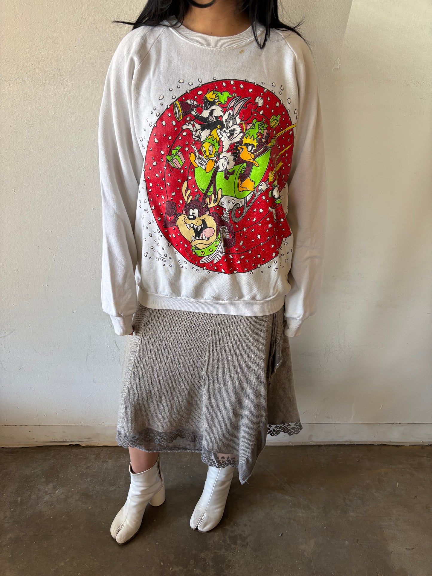 Vintage Looney Tunes Christmas Crewneck