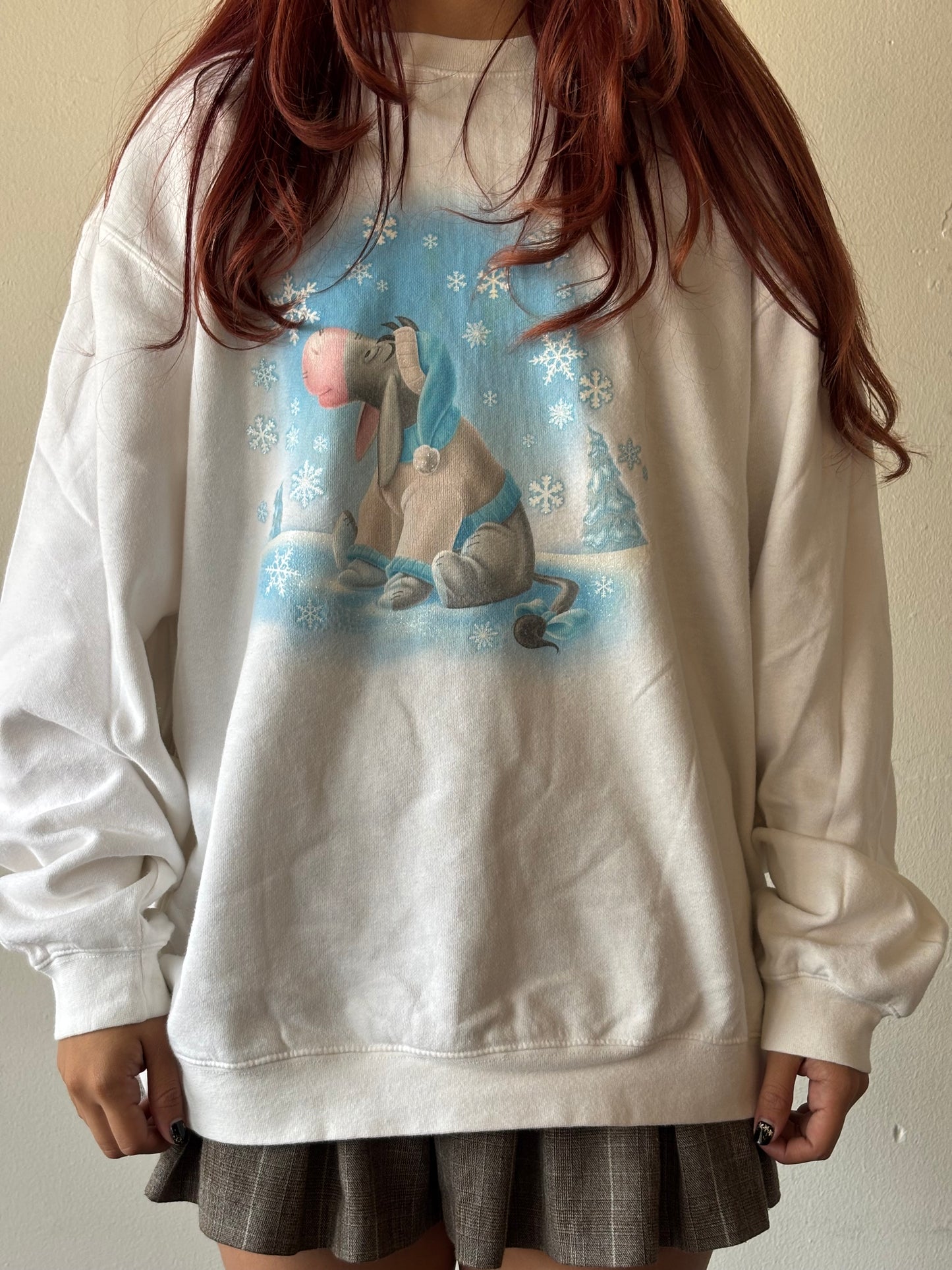 Vintage Christmas Eeyore Crewneck