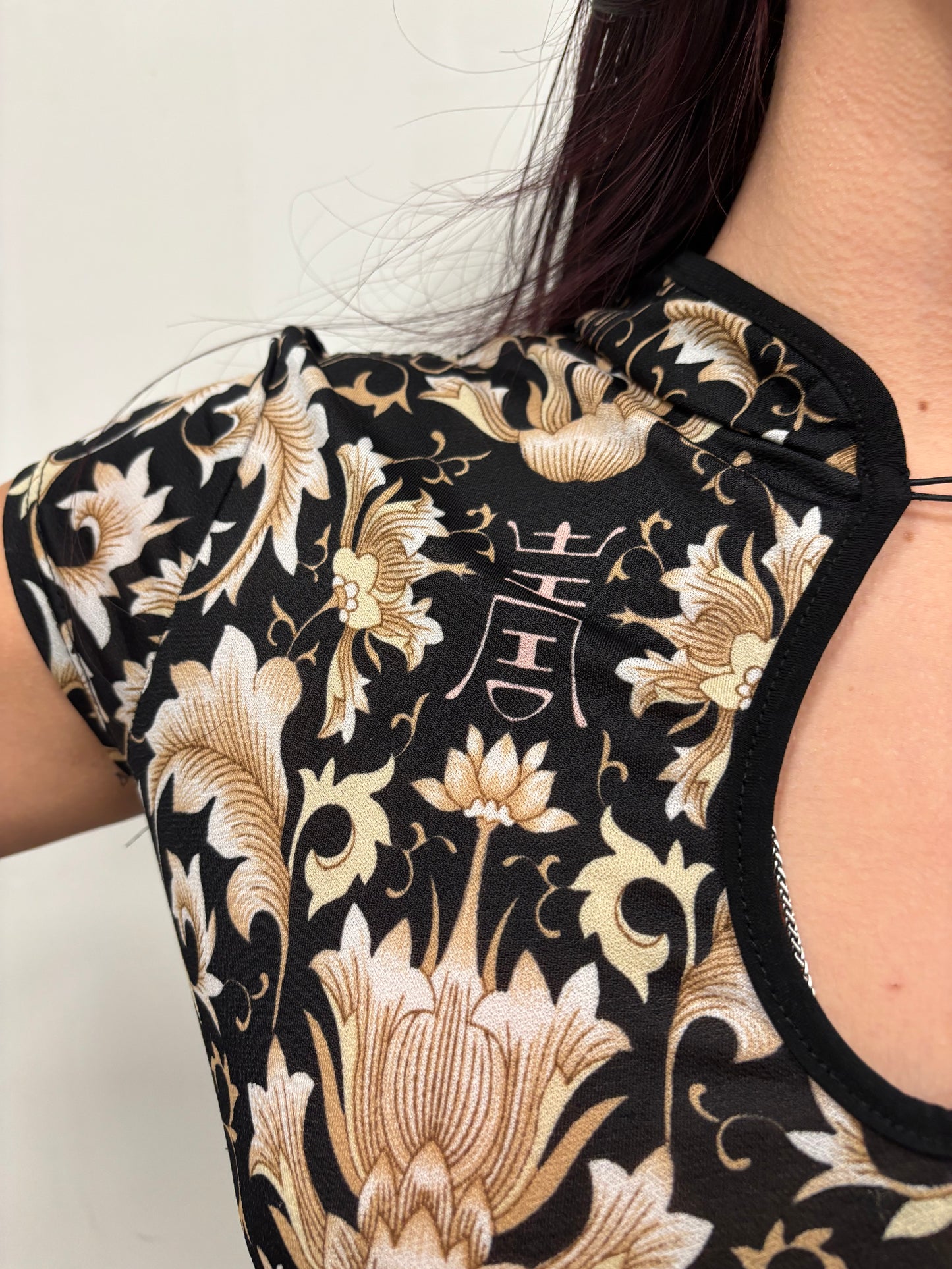 Rave Black Floral Top