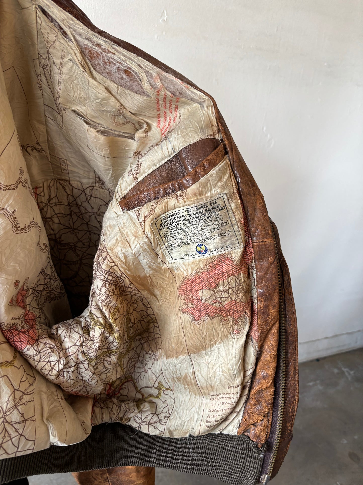 Vintage Avirex Flight Leather Jacket
