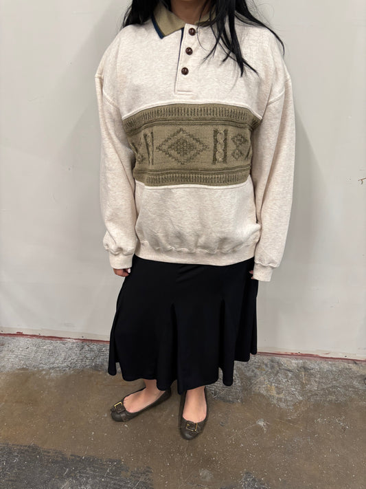 Vintage Collared Crewneck