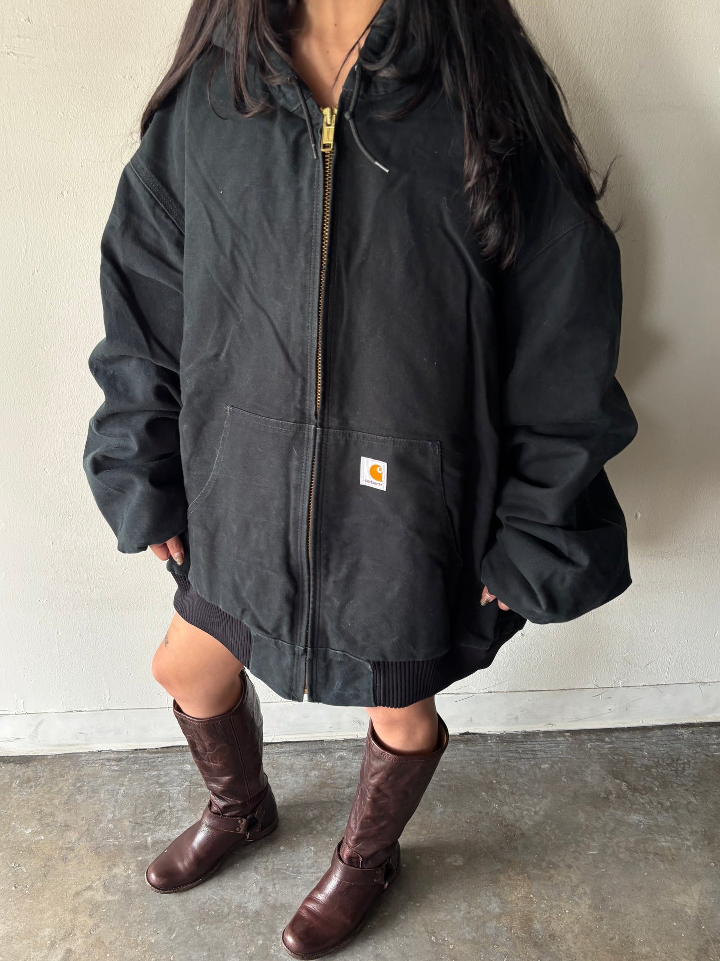 Vintage Black Carhartt Workwear Jacket