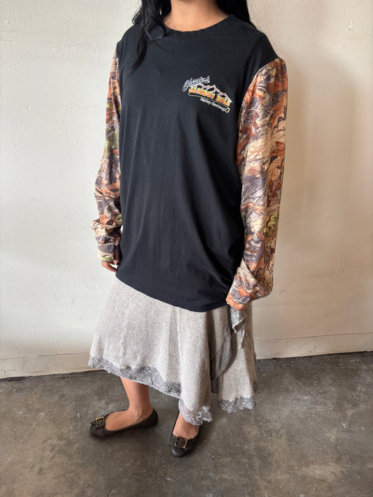 Reworked Harley Davidson Camo Shirt