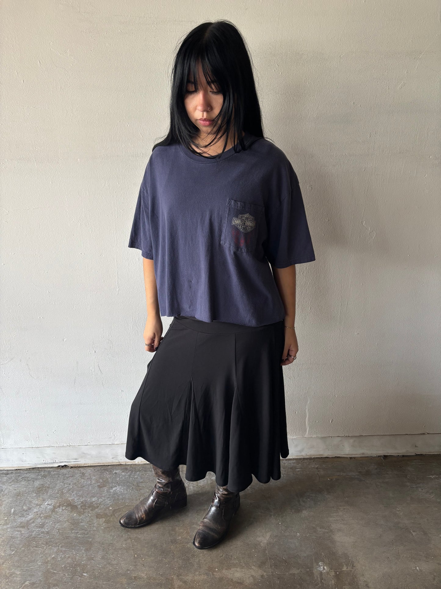 Harley Davidson Bourne Cropped Shirt