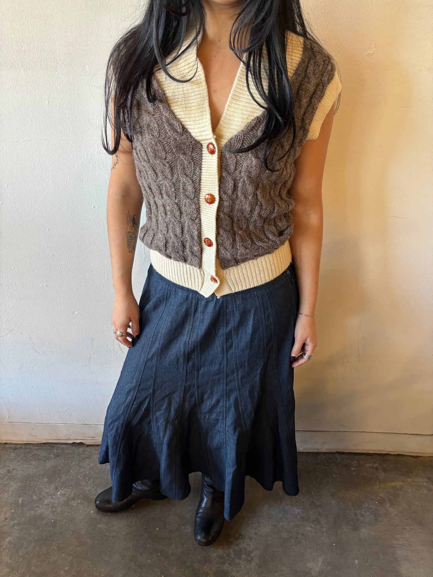 Vintage Knit Sweater Vest