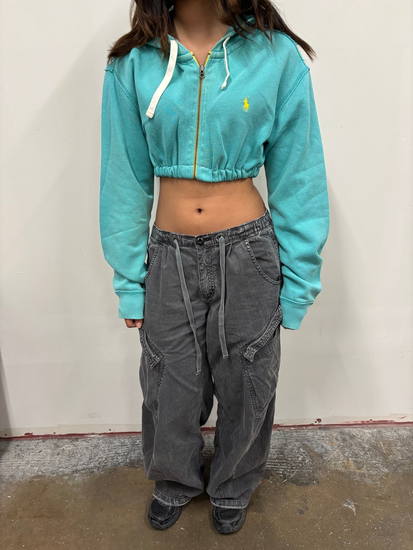 Reworked Polo Ralph Lauren Crop