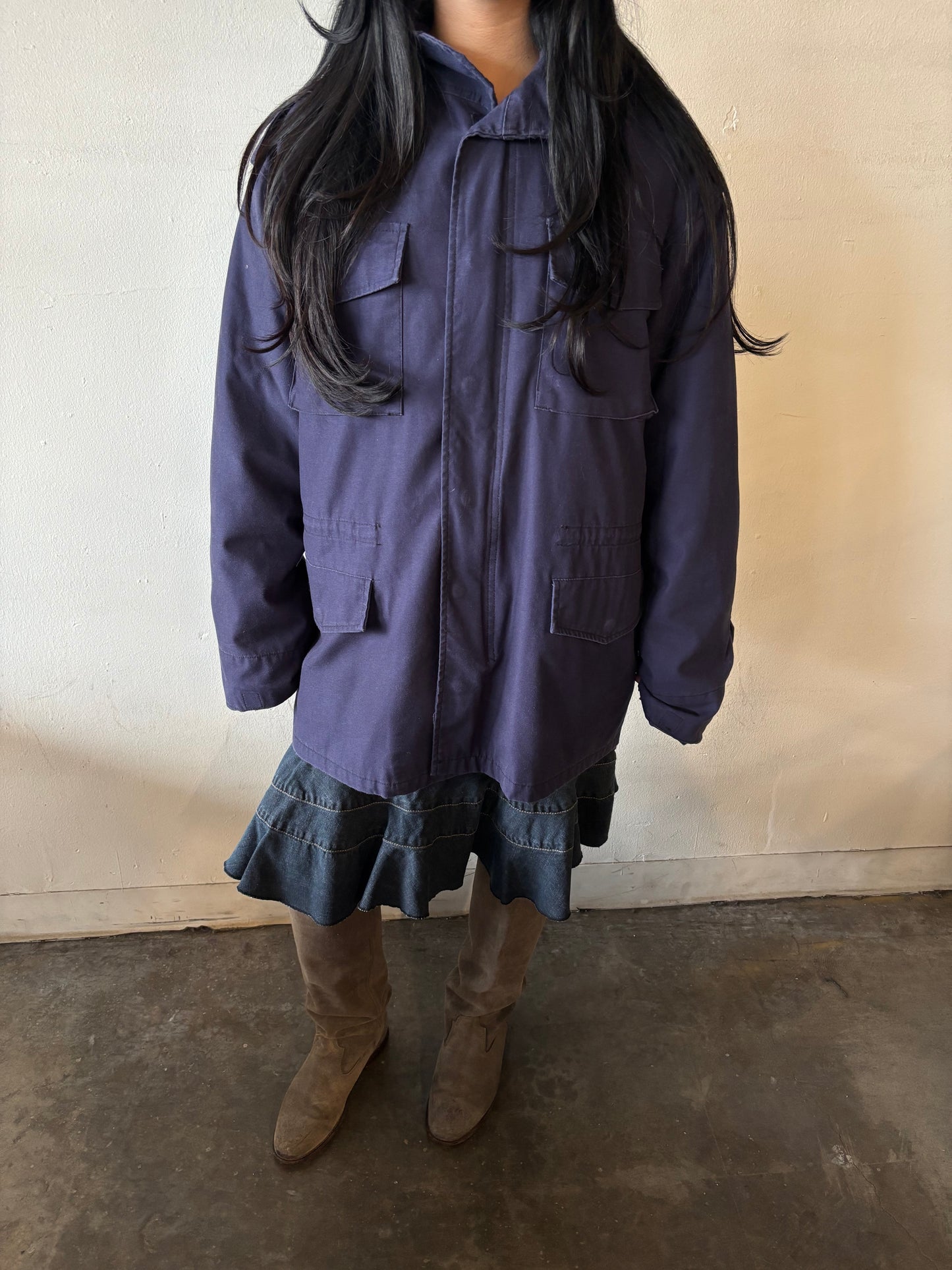 Vintage Thick Workwear Button Up Jacket