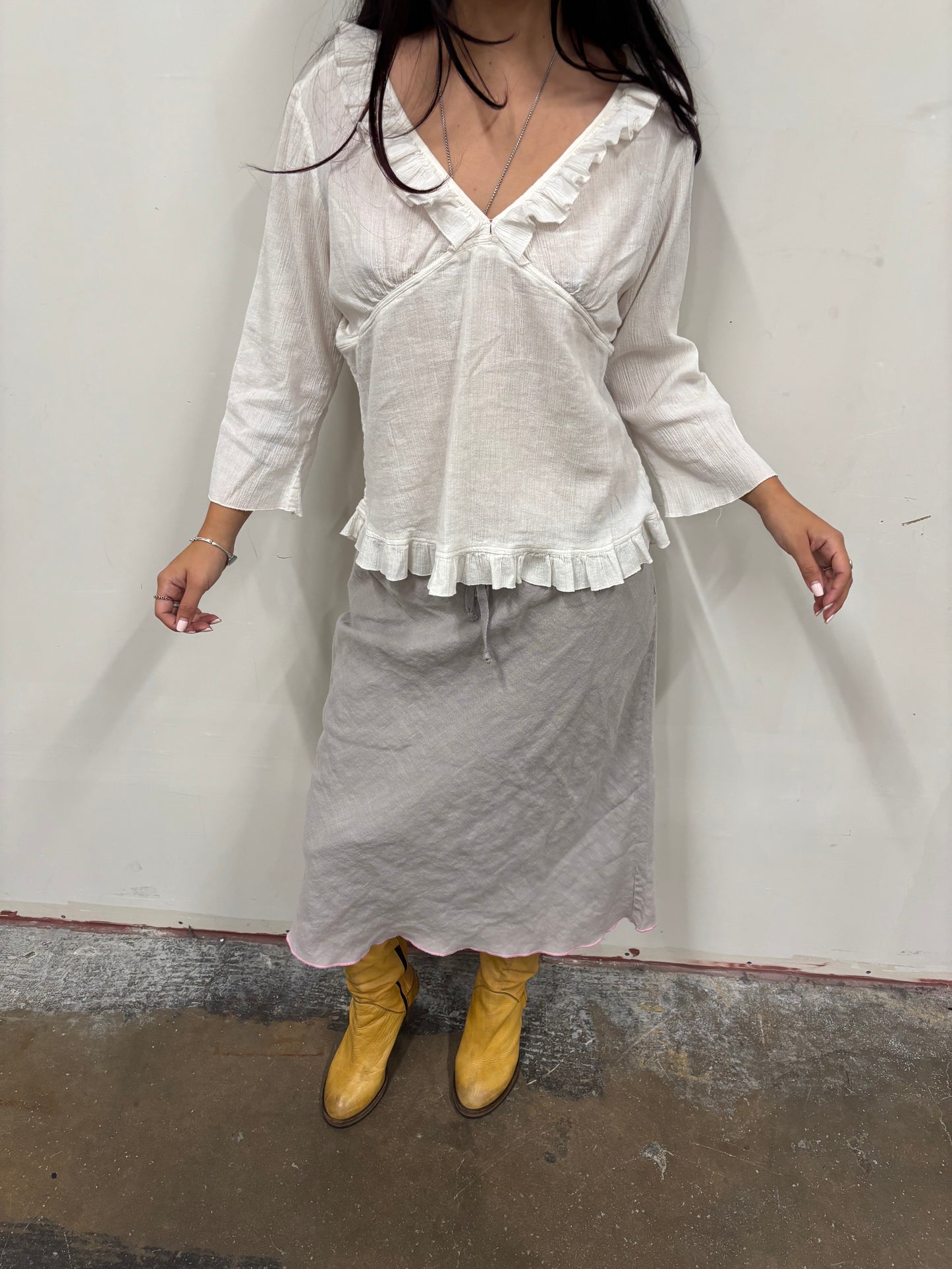 CATO Ruffled Top