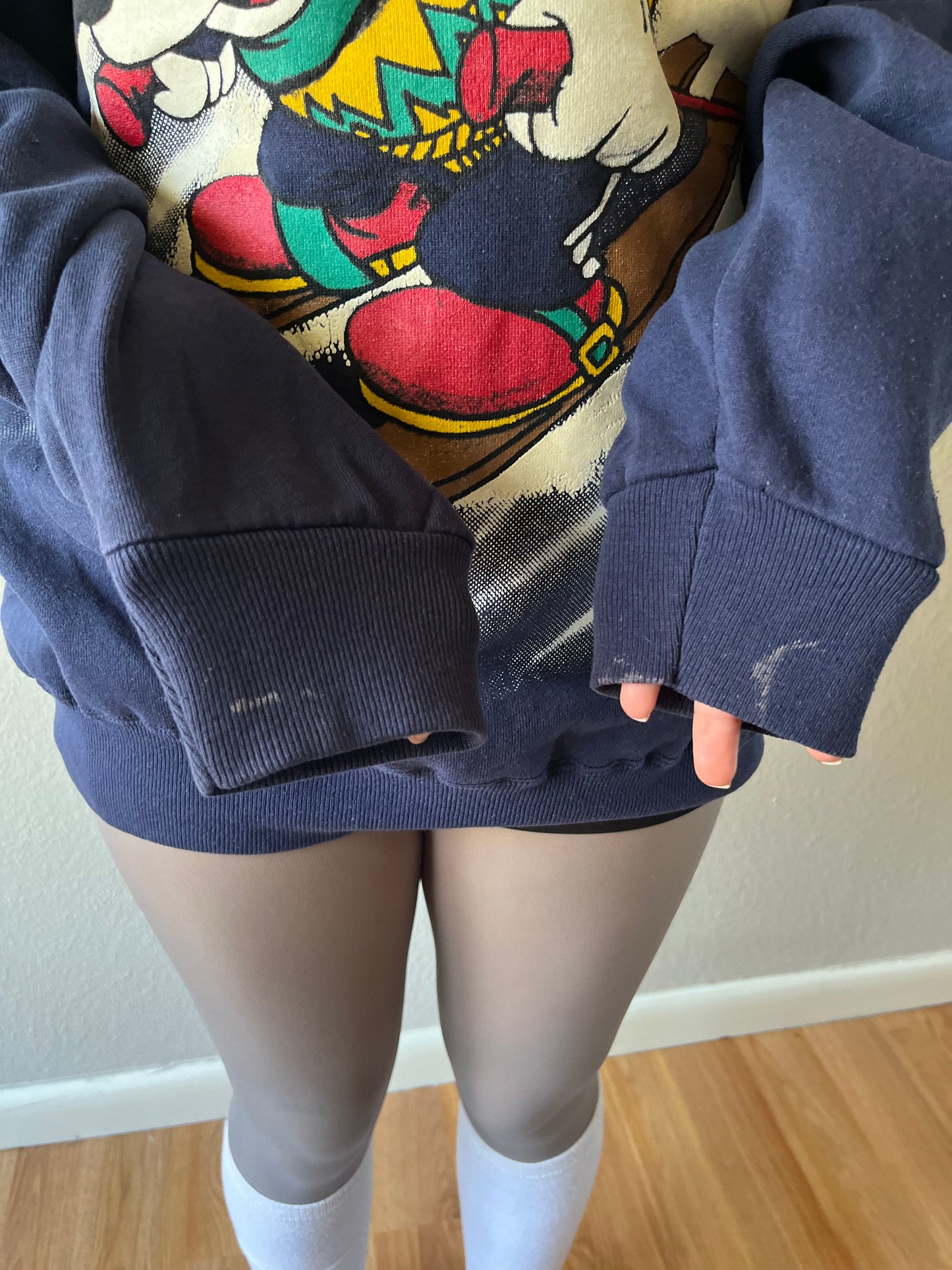 Vintage Mickey Mouse Snowboarding Crewneck