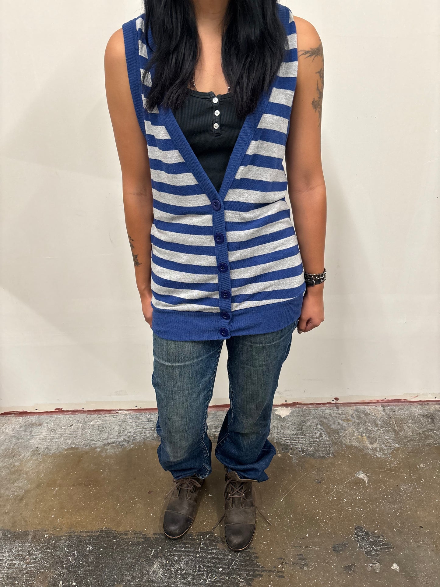 Striped Sweater Vest