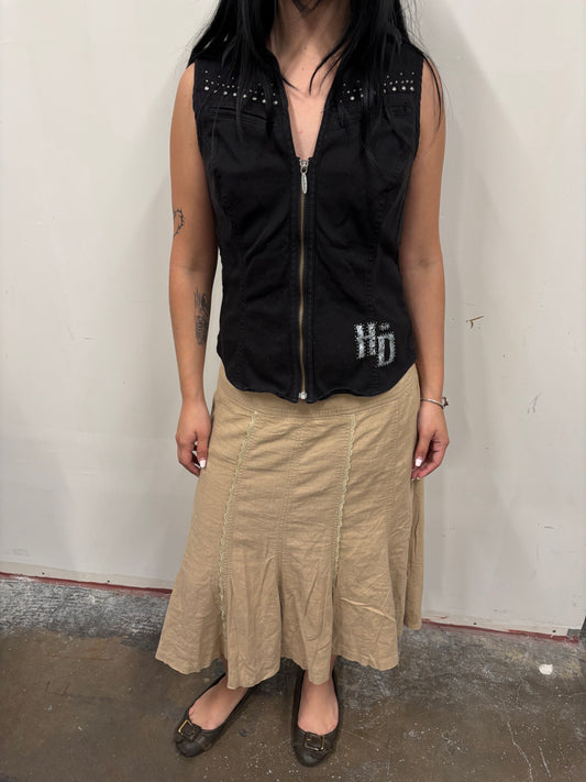 Vintage Harley Davidson Studded Vest