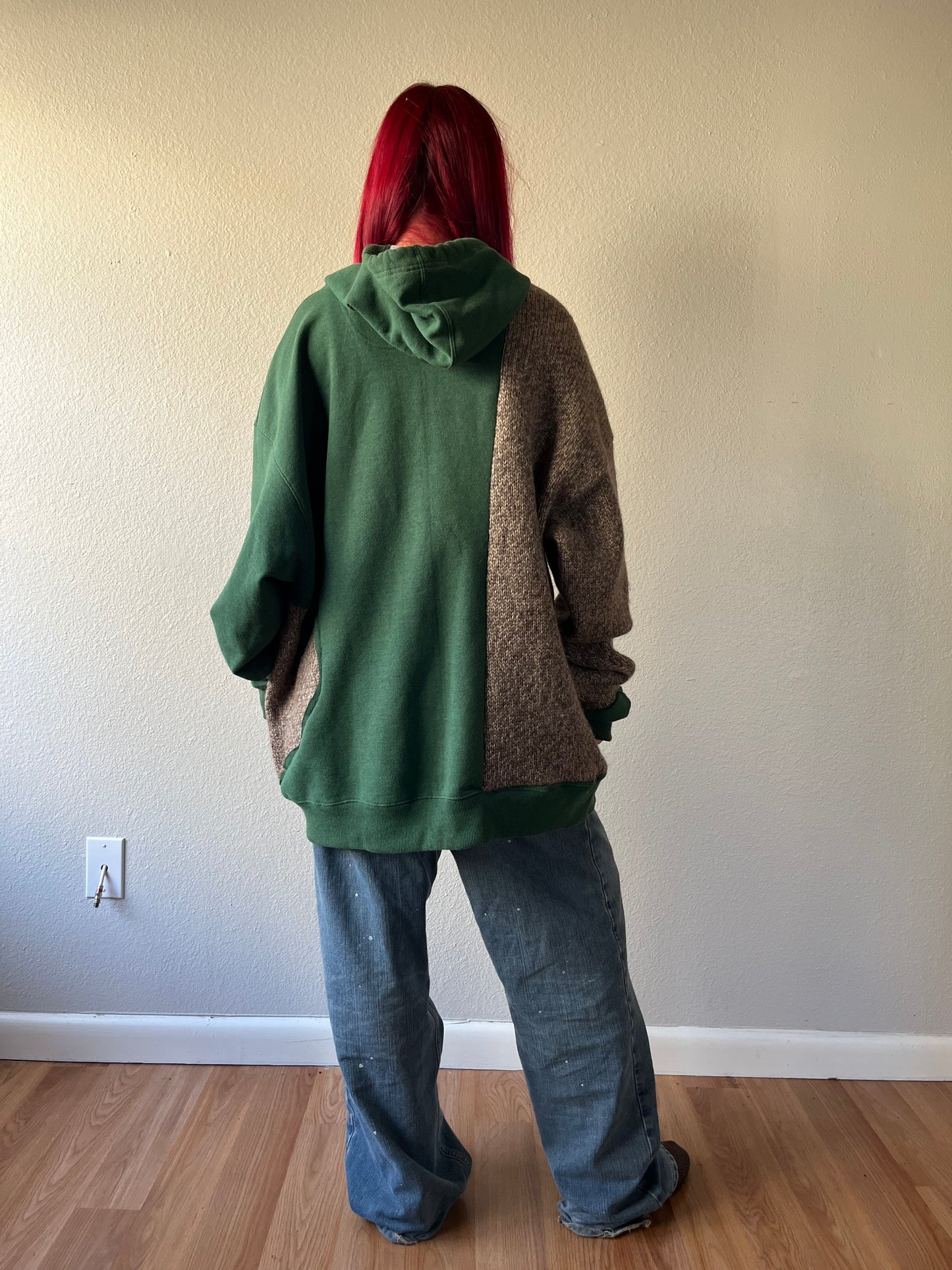 Reconstructed Champion Sweater Hoodie