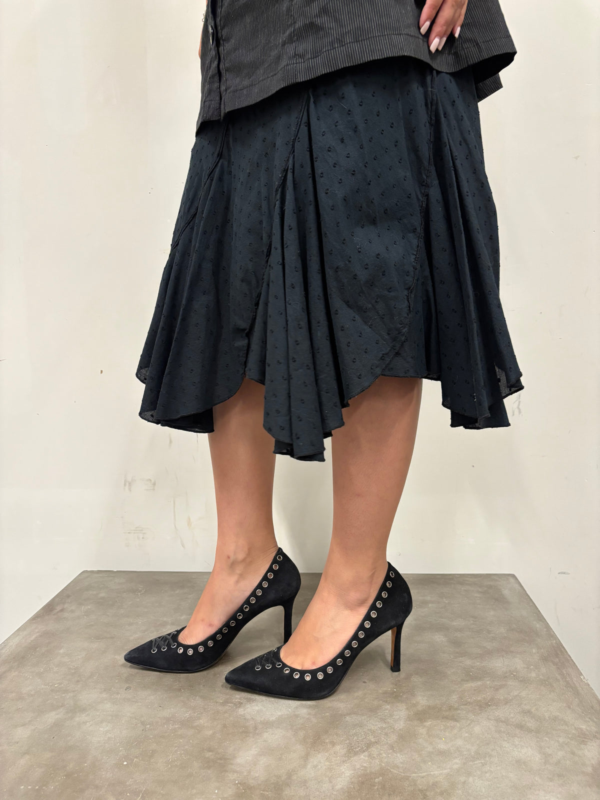 Coach Rivet Black Heels