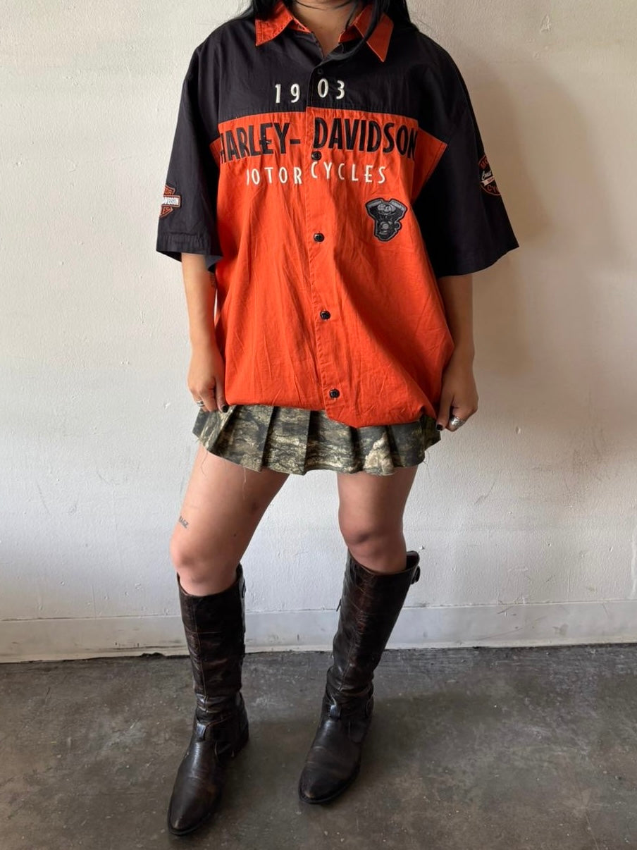 Harley Davidson Button Up Shirt