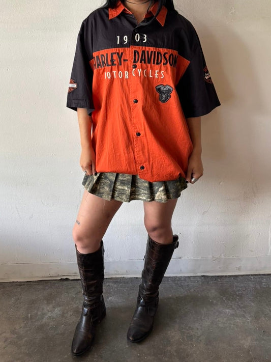 Harley Davidson Button Up Shirt