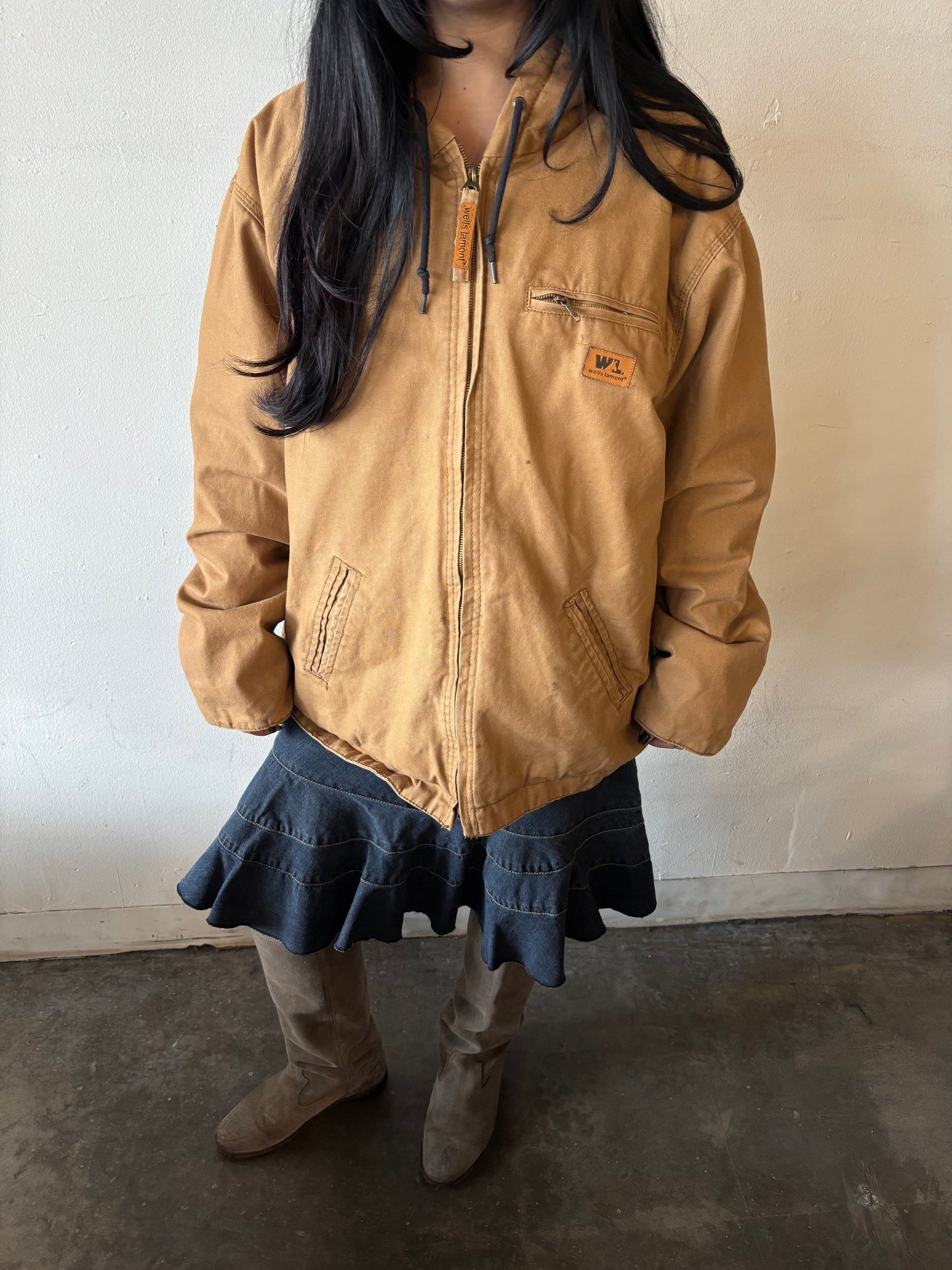 Vintage Wells Lamont Sherpa Workwear Jacket