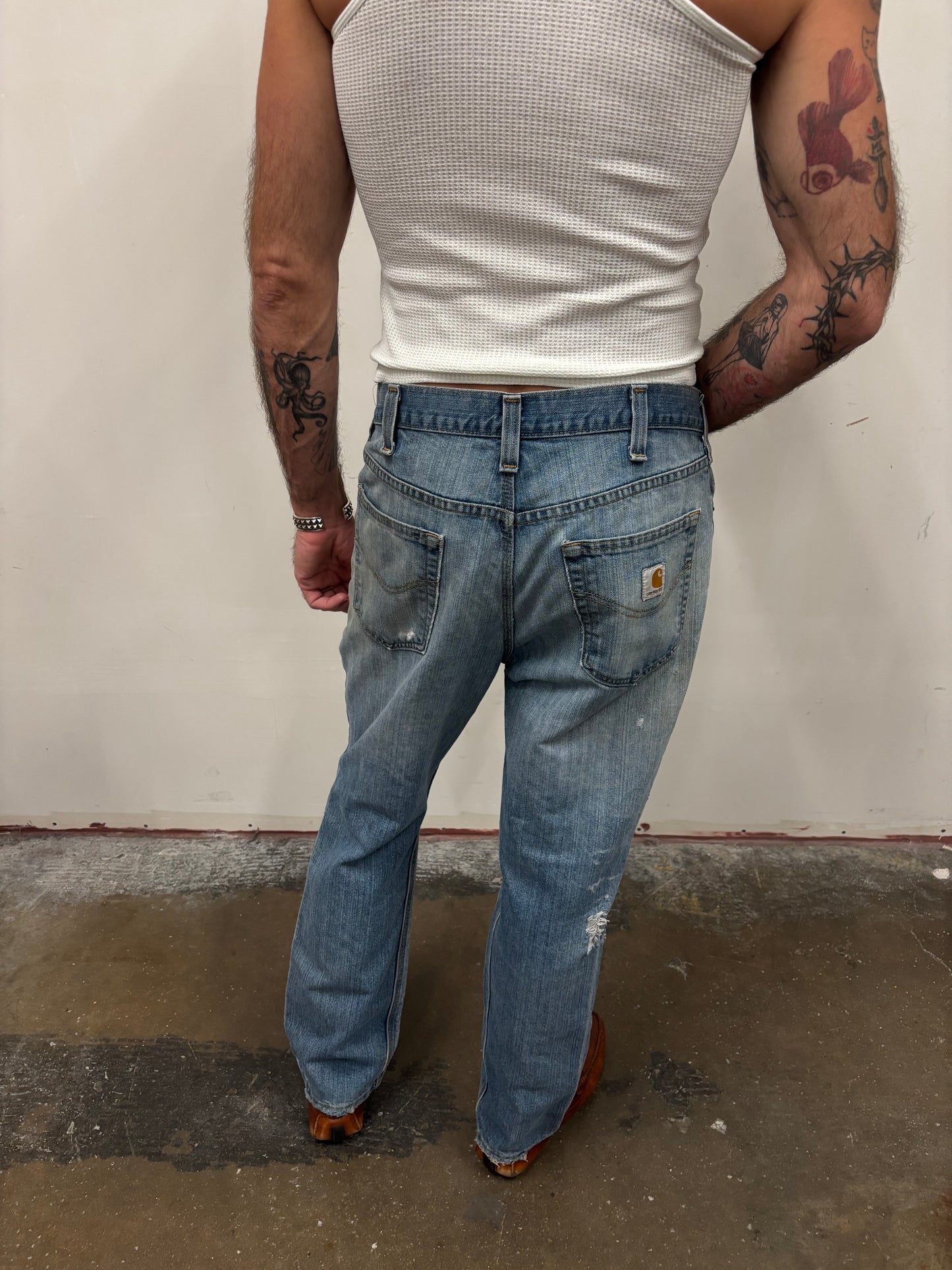 Vintage Carhartt Distressed Jeans