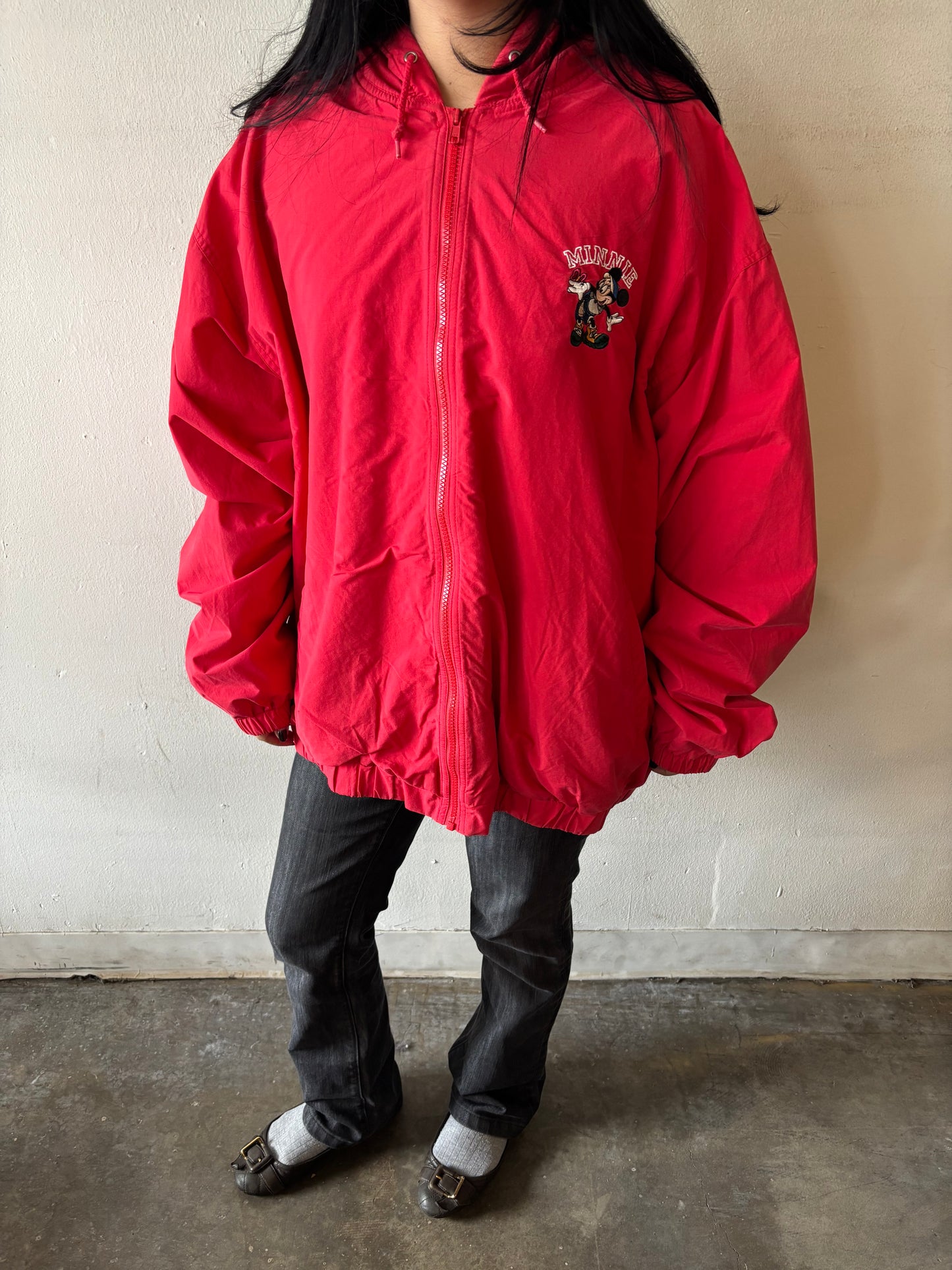 Vintage Minnie Mouse Windbreaker Jacket