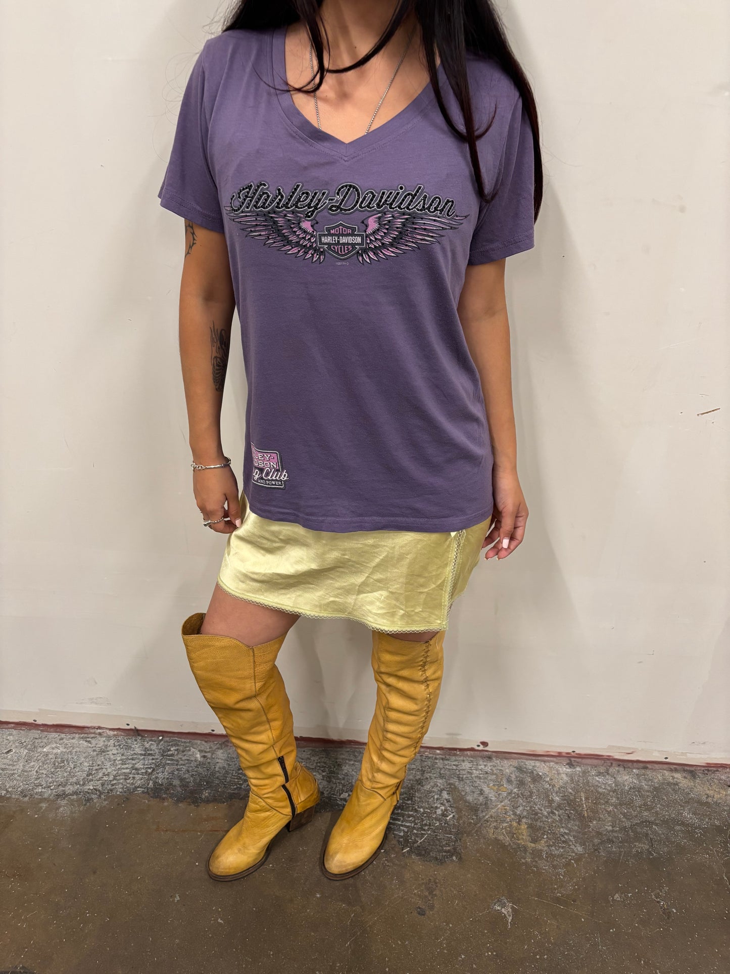 Vintage Harley Davidson Purple Top