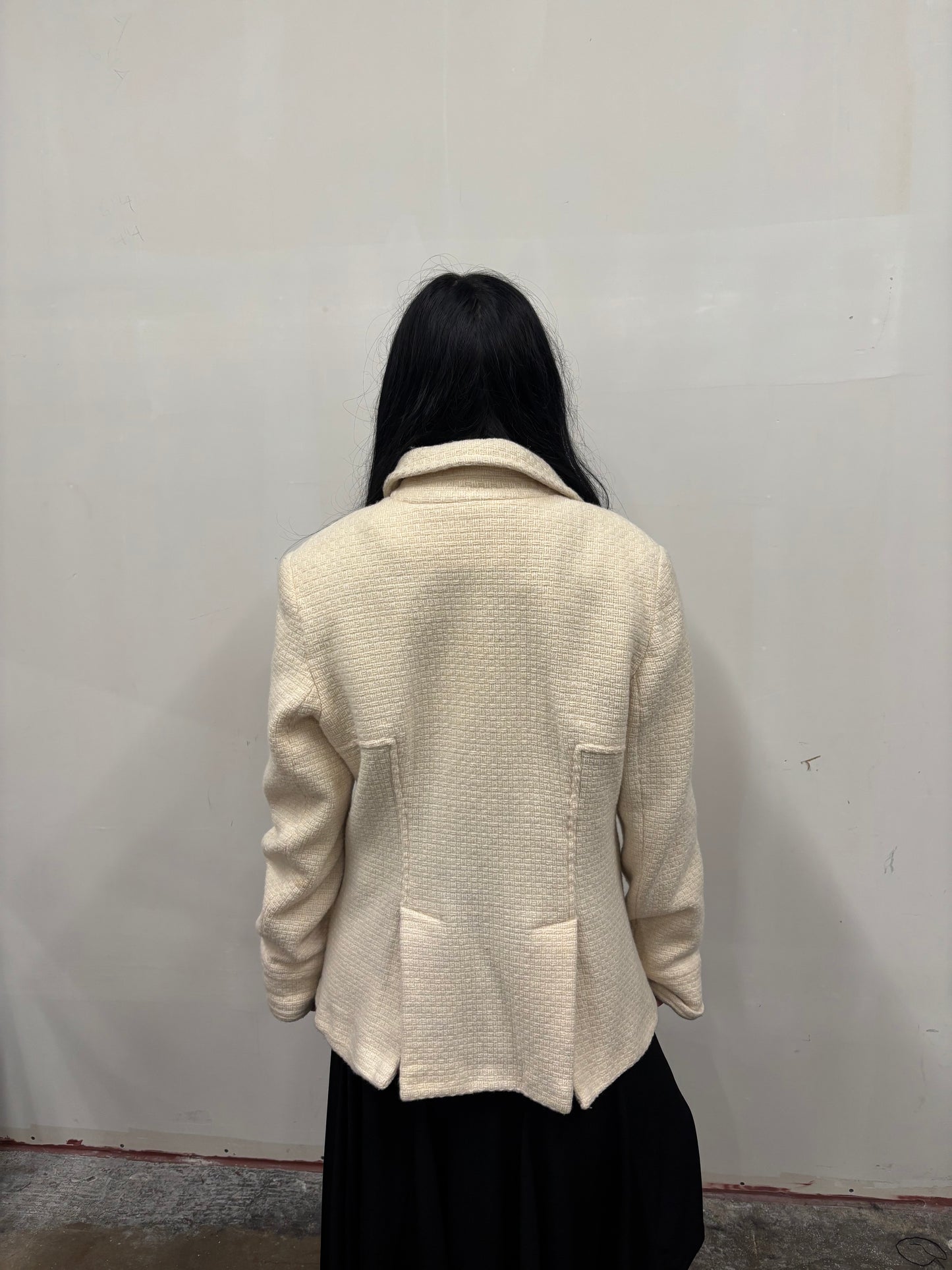 Vintage Moda Creme Blazer