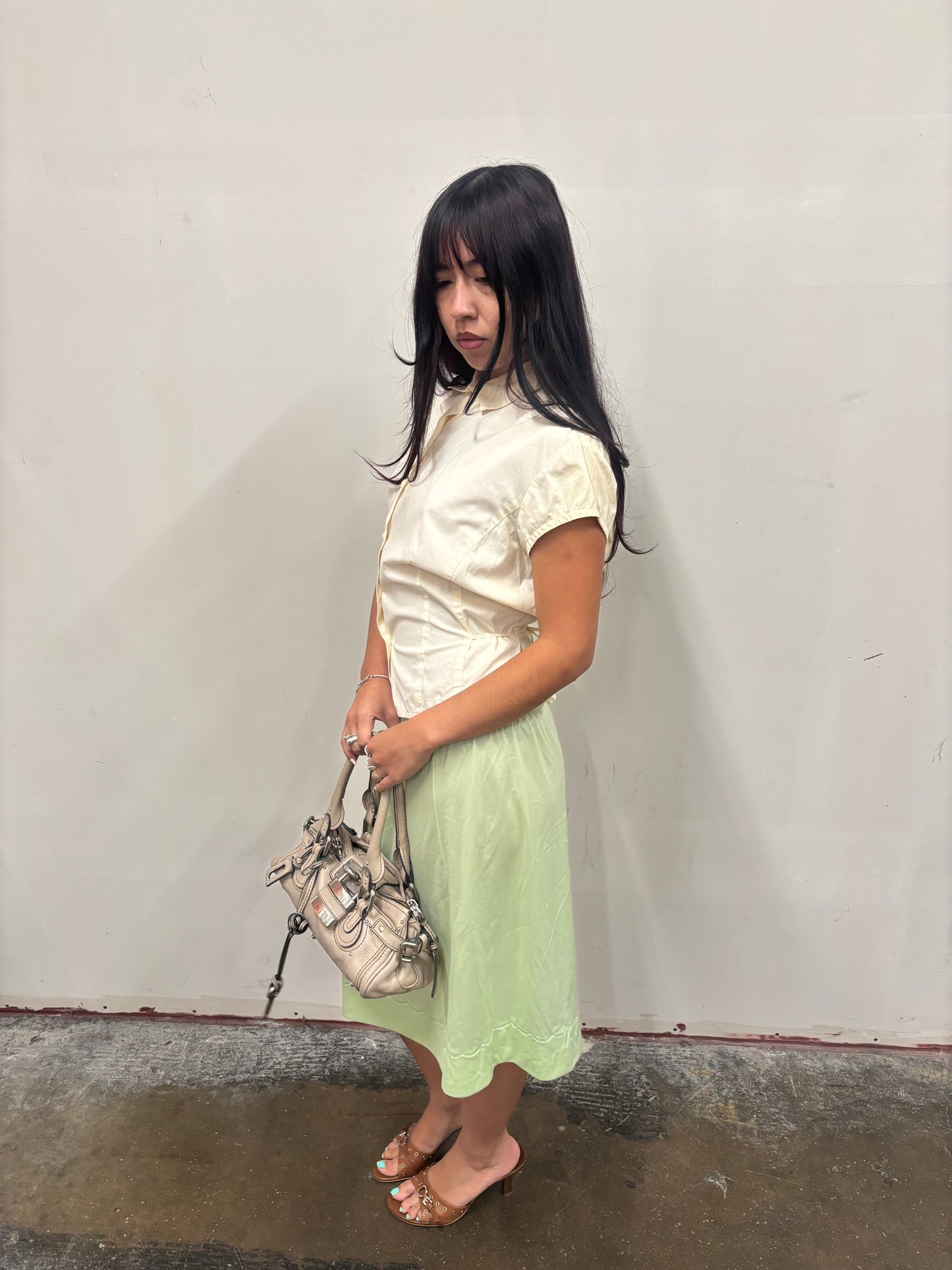Ann Taylor Creme Top