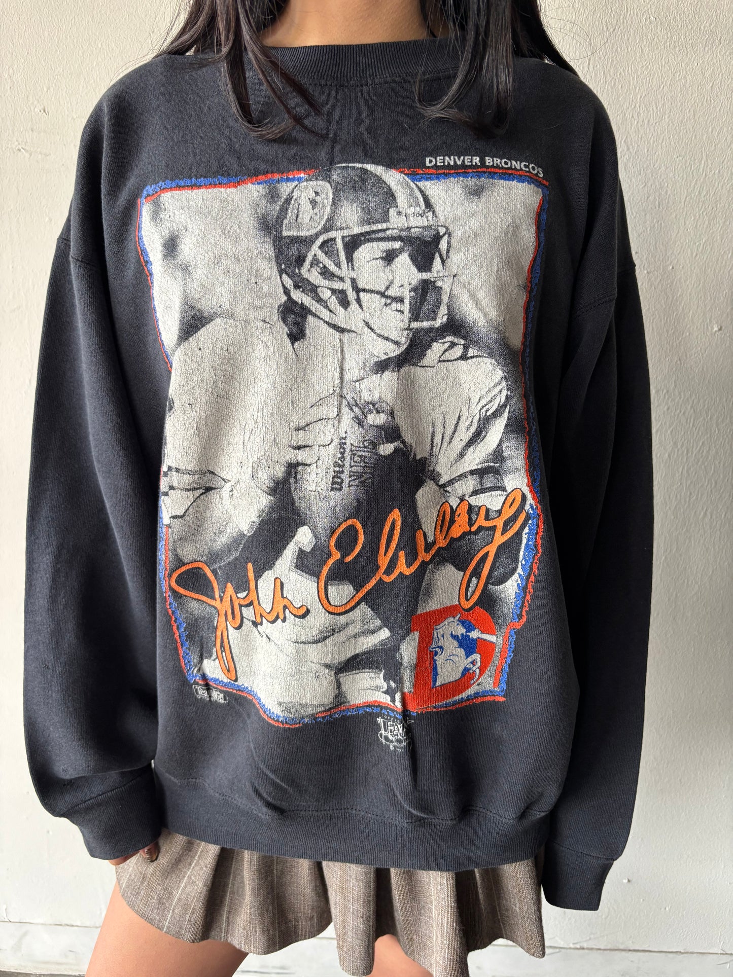 Vintage Denver Broncos John Elweay Crewneck